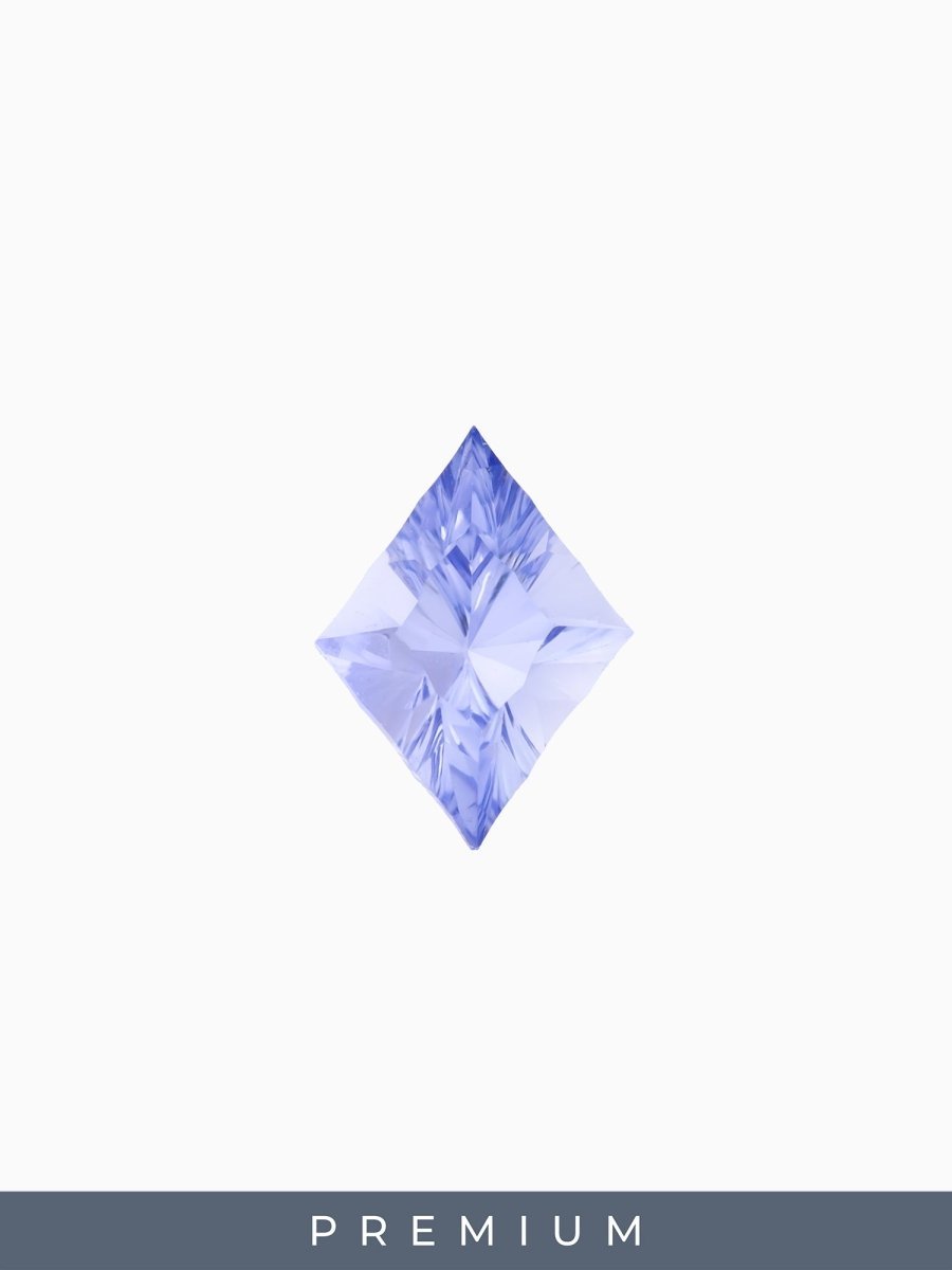 0.87CT Designer Blue Lab - Grown Sapphire Kite SKU DSAL - KITE - 01 - HIDDENSPACE