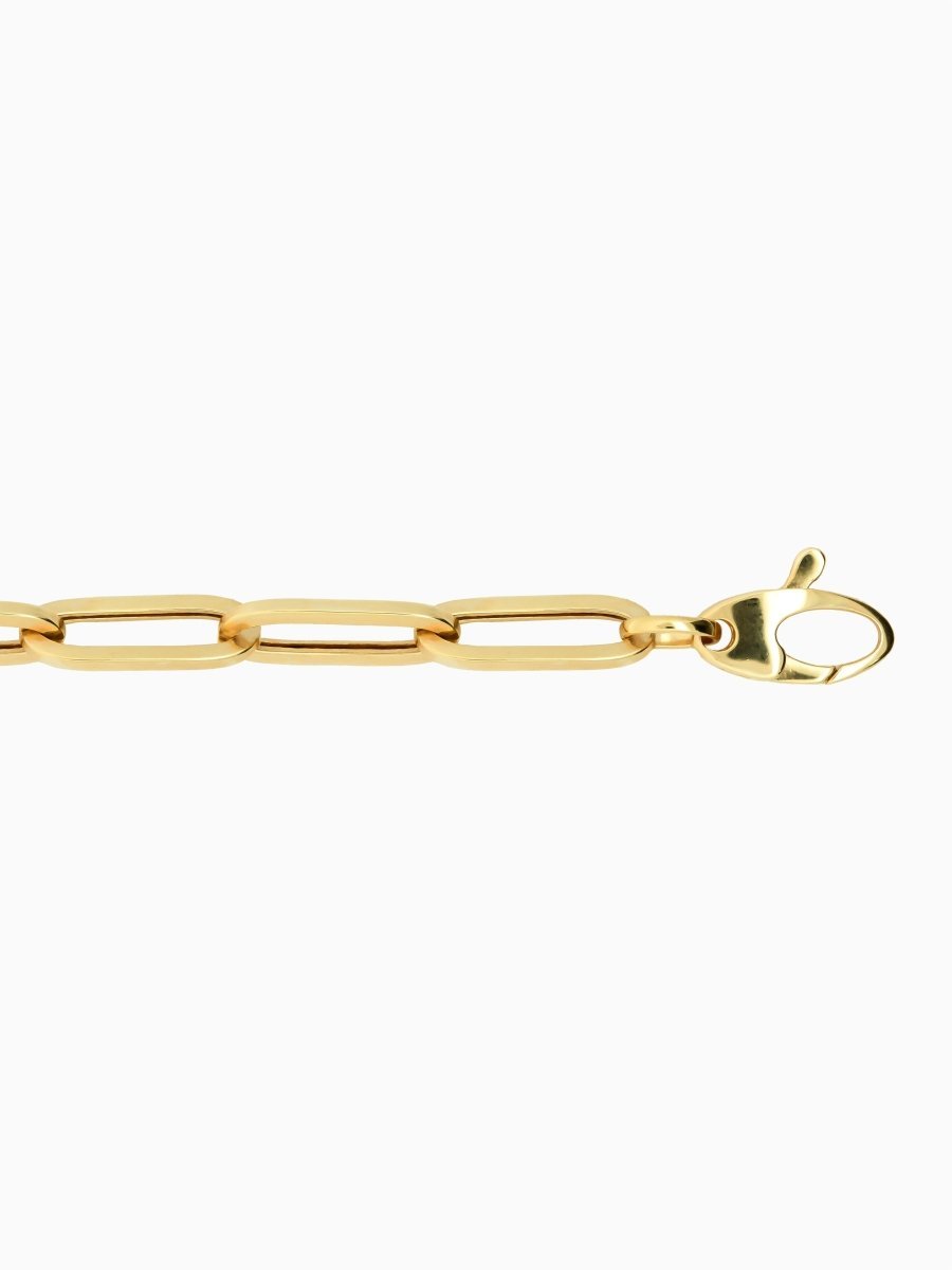 10K Gold 4.2mm Lite Paperclip Chain - HIDDENSPACE