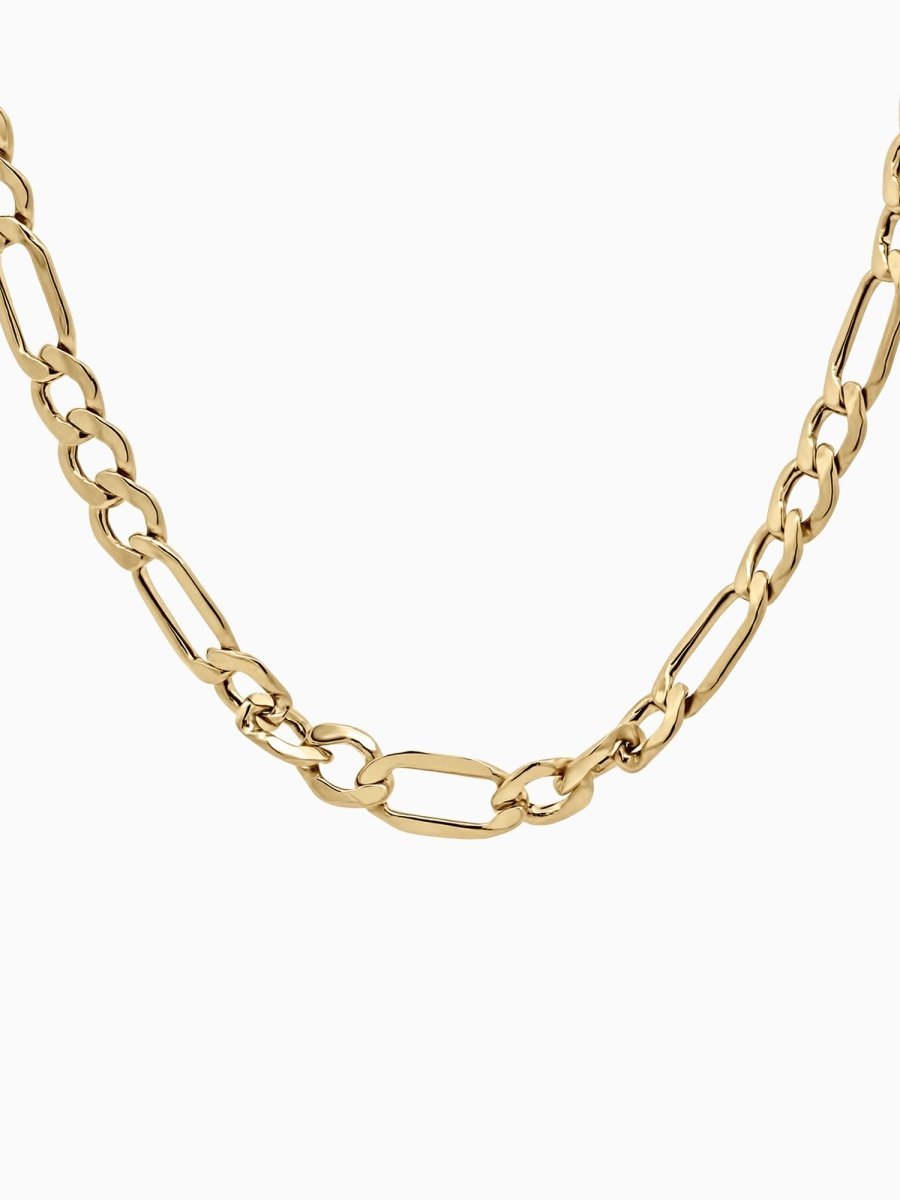 10K Gold 4.7mm Lite Figaro Chain - HIDDENSPACE