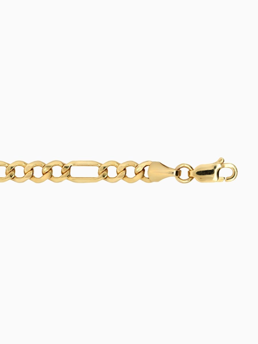 10K Gold 4.7mm Lite Figaro Chain - HIDDENSPACE