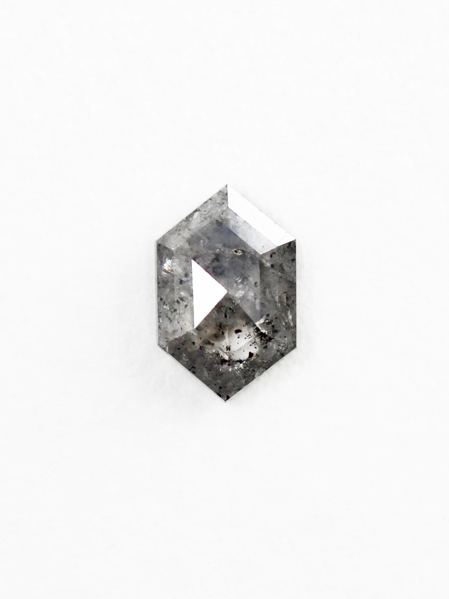 Inventaire hexagonal sel et poivre 1,90 ct SKU SPHEX-04