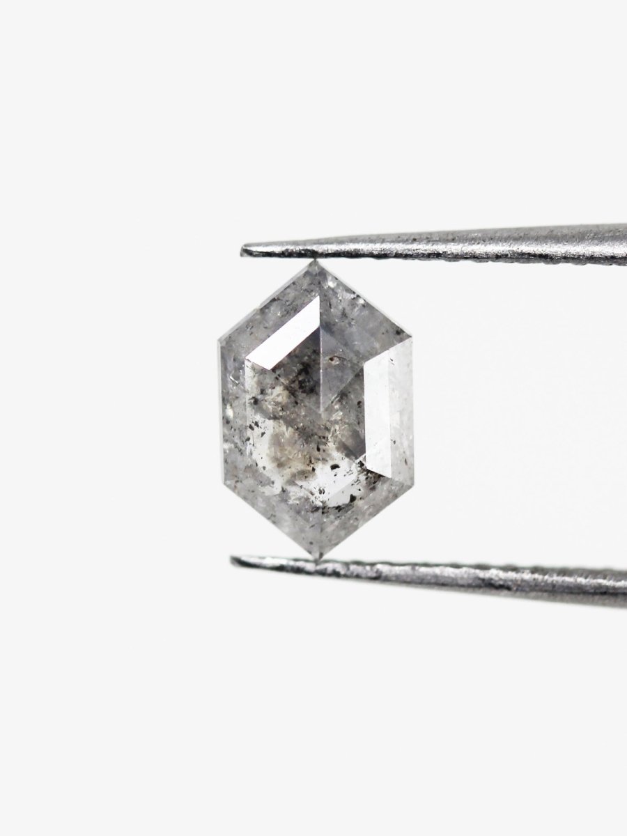 Inventaire hexagonal sel et poivre 1,90 ct SKU SPHEX-04