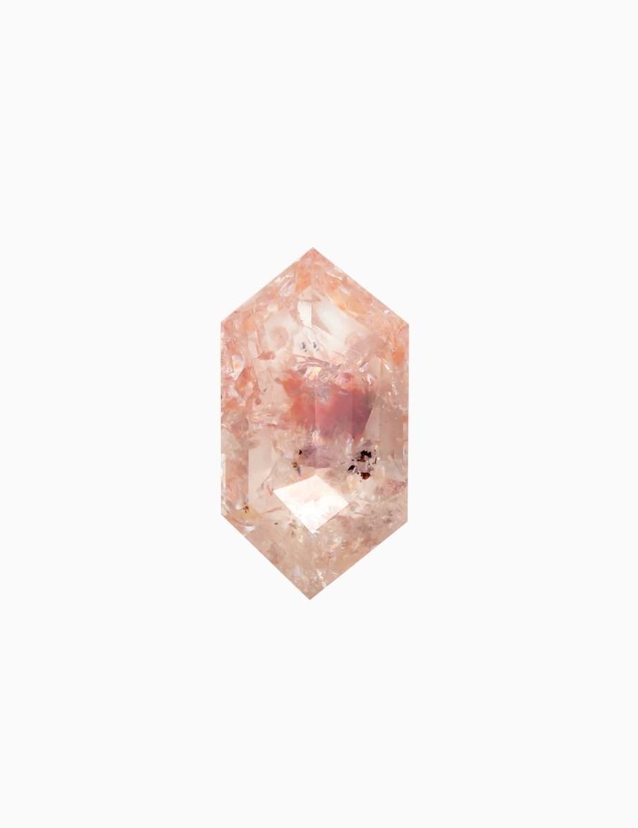1.28CT Rustic Salt and Pepper Hexagon Inventory SKU SPHEXN - 14 - HIDDENSPACE