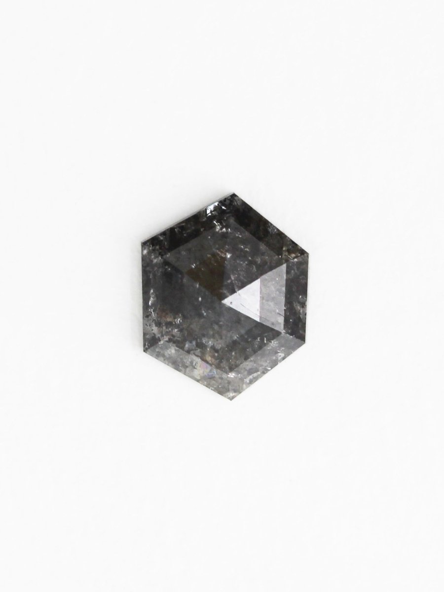 1,41 CT Salz- und Pfeffer-Sechseck-Inventar SKU SPHEX-50