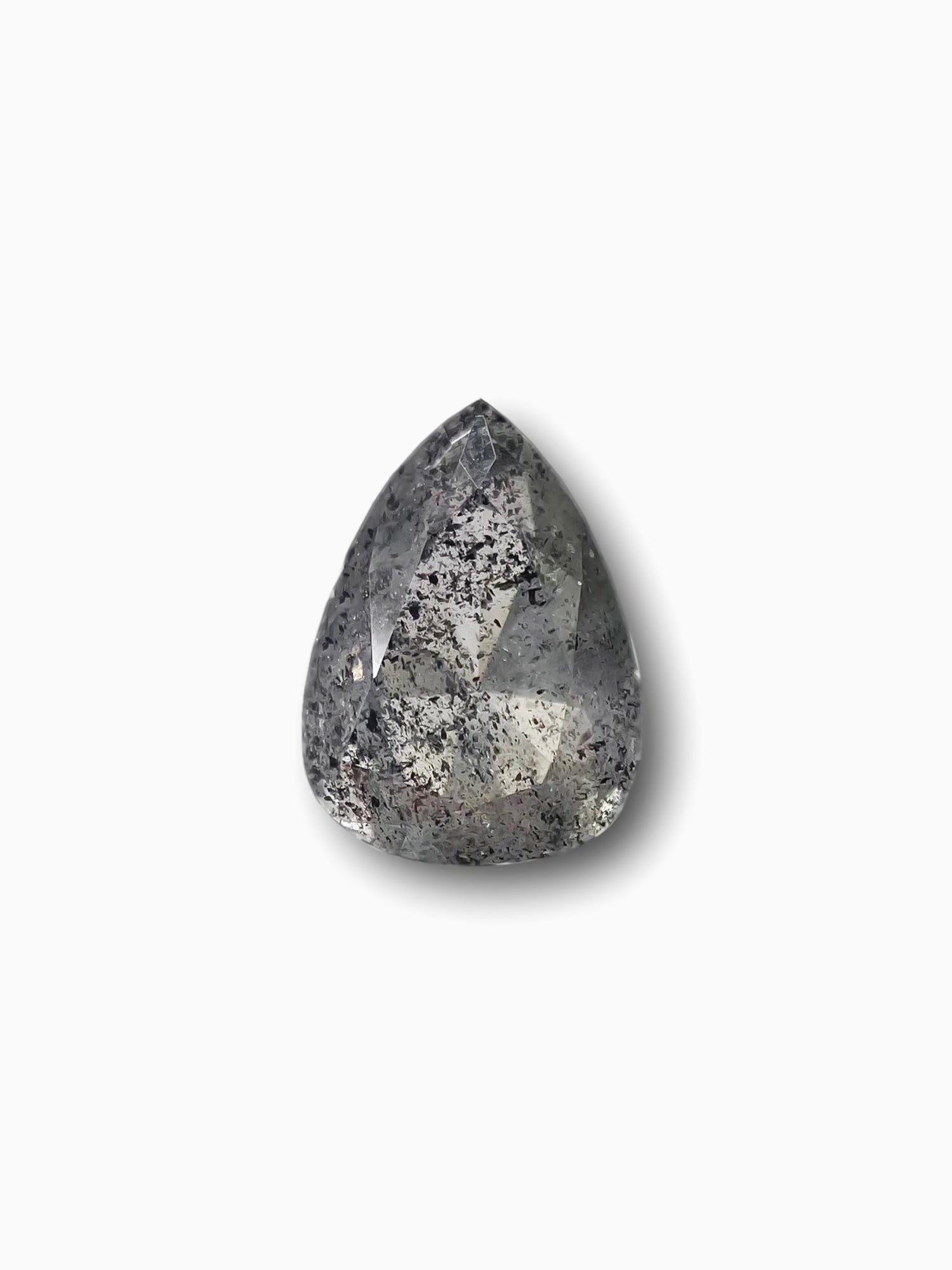 1.69ct | Salt & Pepper Pear Shape Brilliant Cut Diamond - HIDDENSPACE