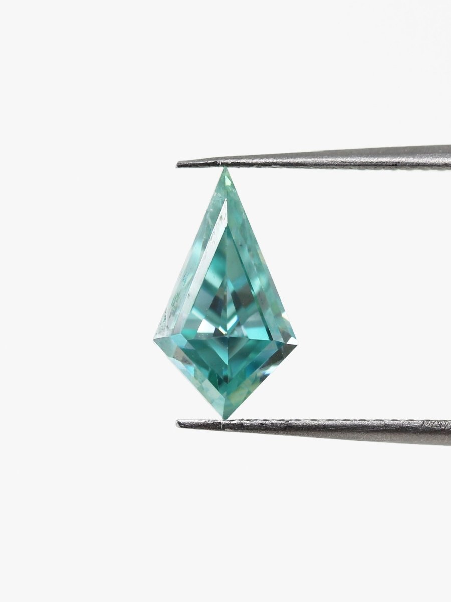 1.74CT Aqua Green Moissanite Inventory SKU MSKITE-25