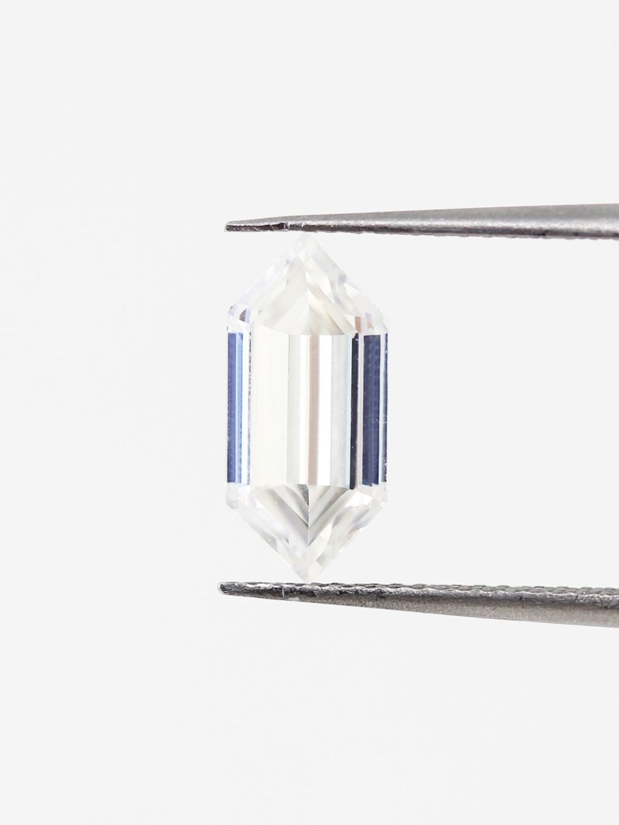 1.84CT White Moissanite Inventory SKU MSHEX-07