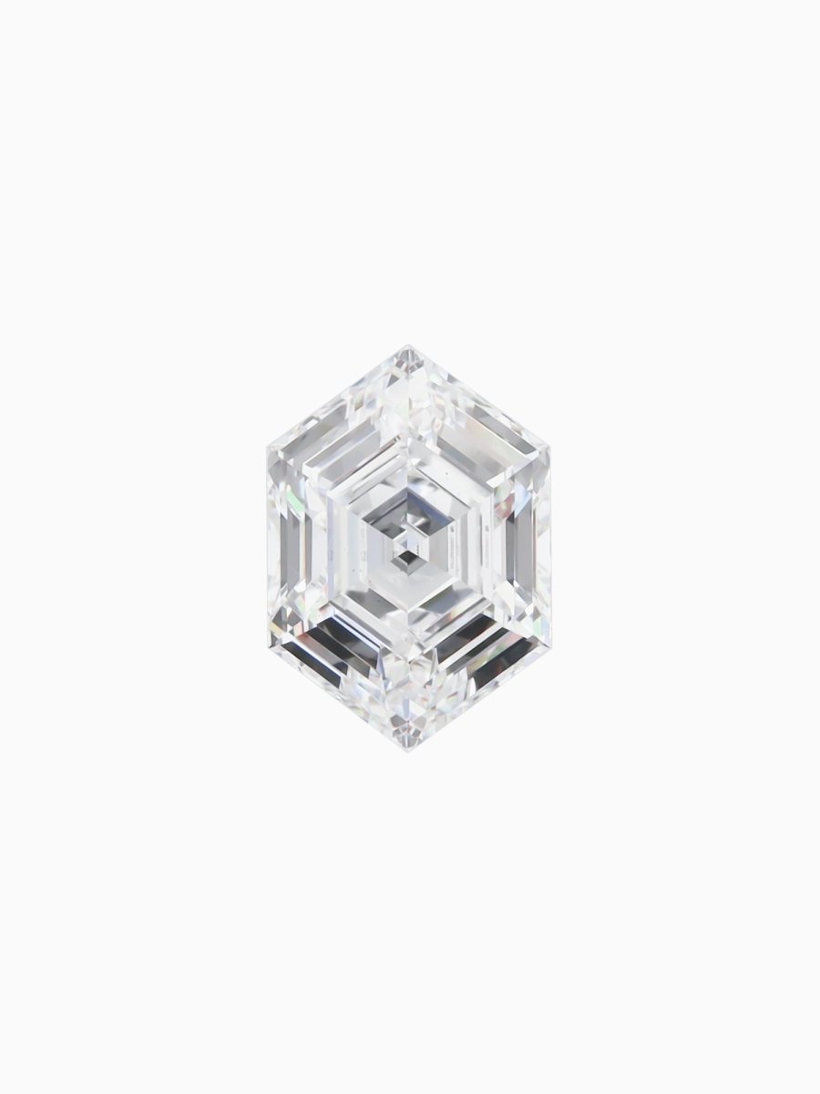 1.91ct | D/VS2 Hexagon Shape Step Cut Lab Diamond (IGI) - HIDDENSPACE