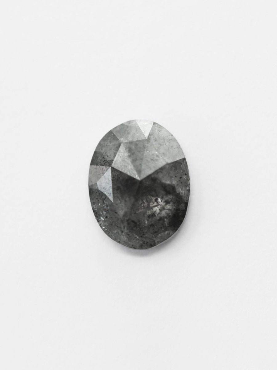 1,92 CT Salz- und Pfeffer-Oval-Inventar SKU SPOVALU-03