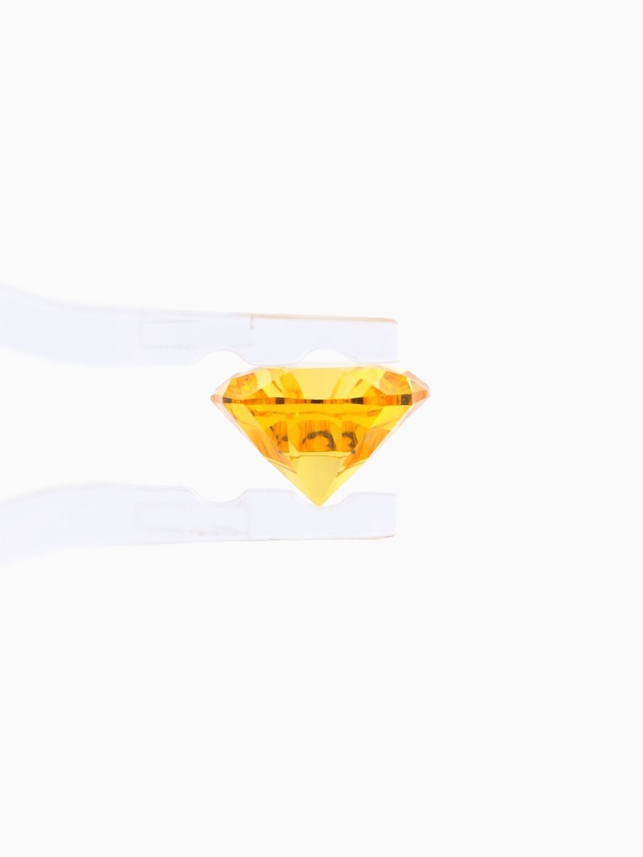 1.94CT Designer Yellow Lab - Grown Sapphire Cushion SKU DSAL - CUSH - 01 - HIDDENSPACE