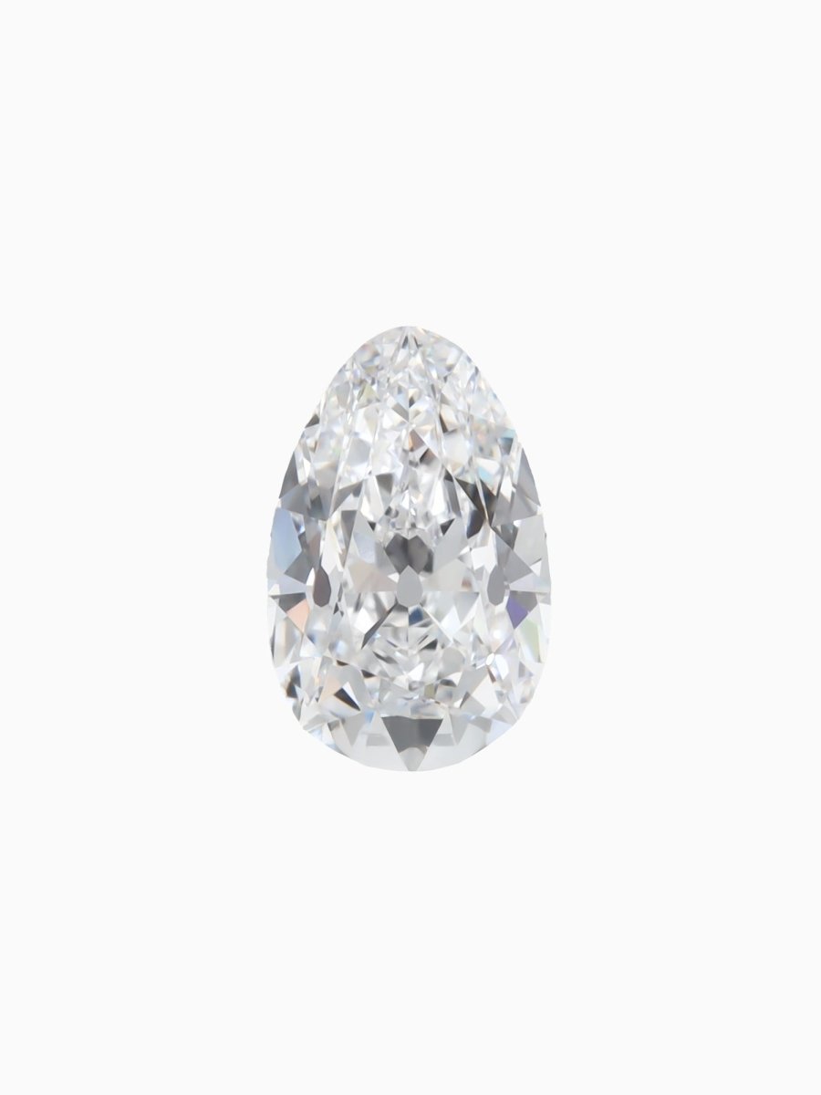 2.26ct | D/VVS2 Pear Shape Old Mine Cut Lab Diamond (IGI) - HIDDENSPACE