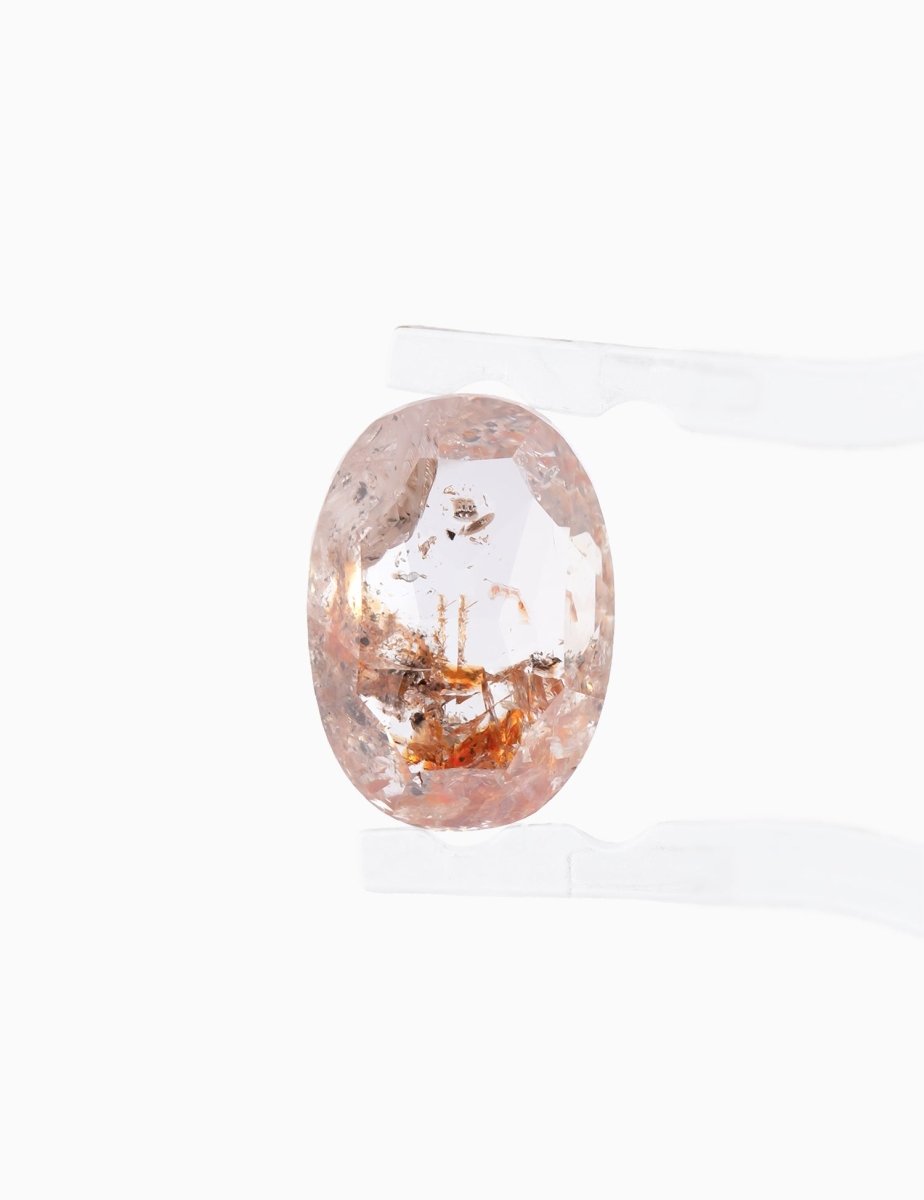 2.71CT Rustic Salt and Pepper Oval Inventory SKU SPOVAL-06