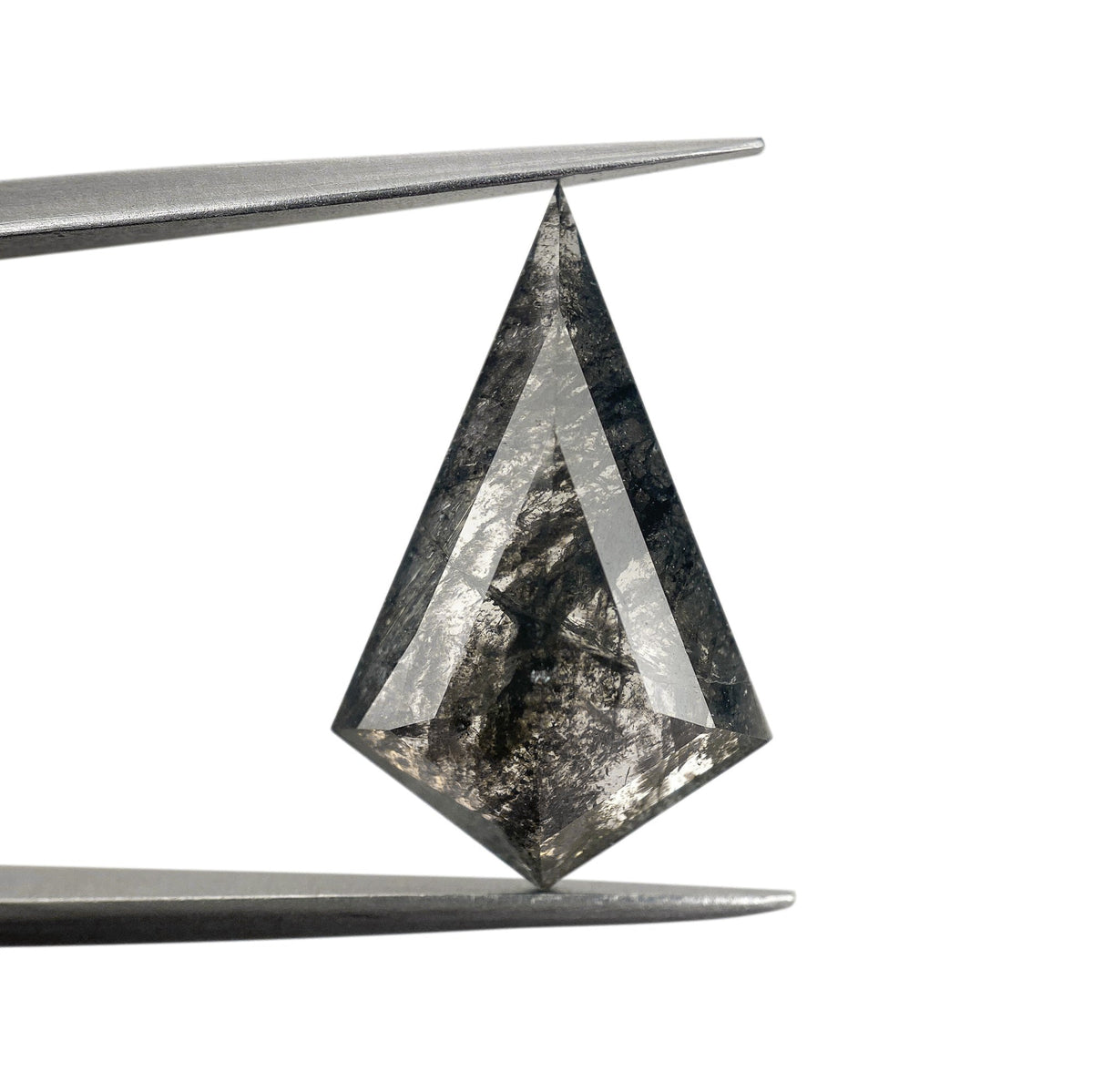 5.57ct | Salt & Pepper Kite Shape Step Cut Diamond SPKITEN-28