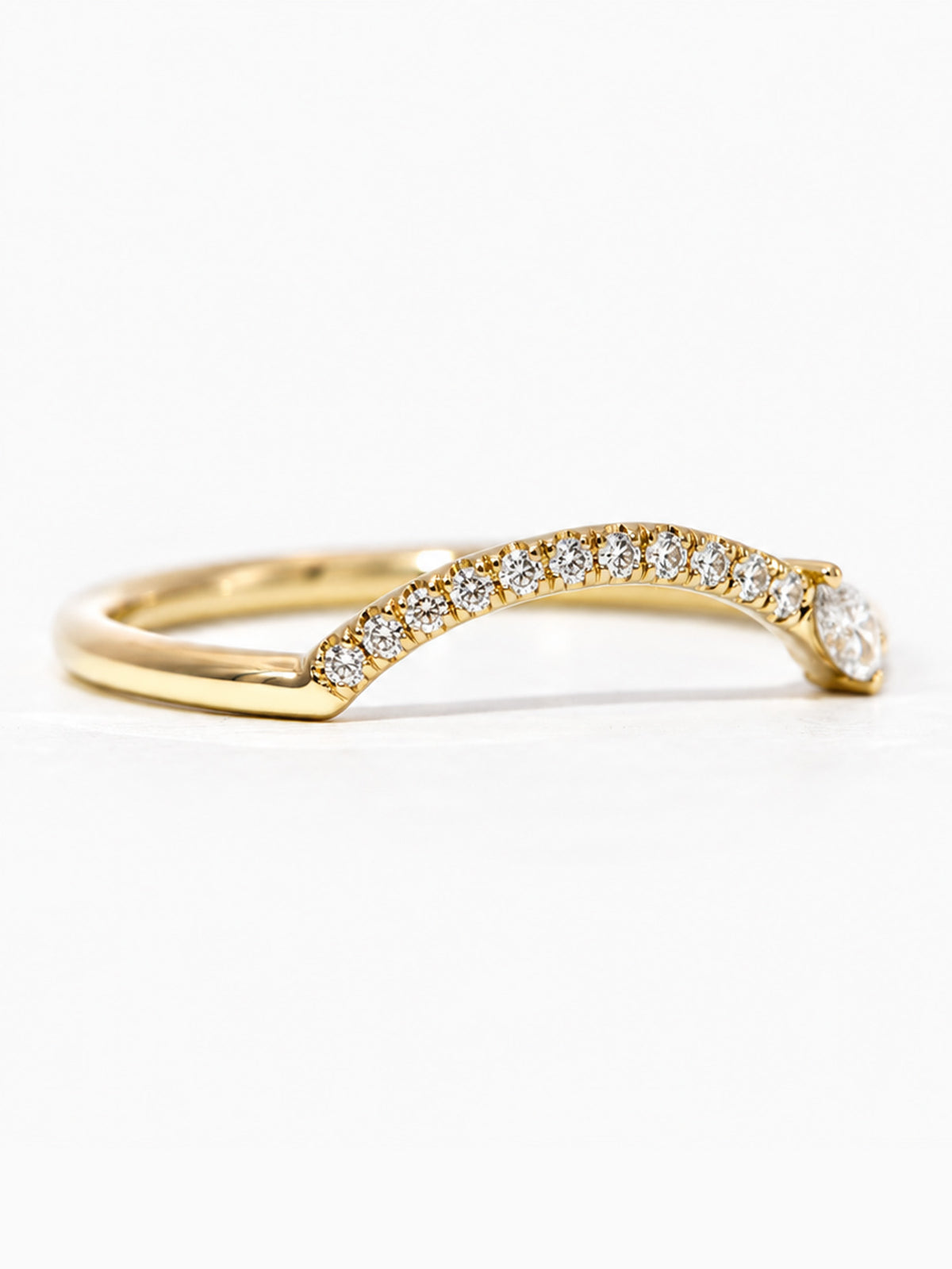 Diamond wedding band fine jewelry Fine Jewelry Stacking rings Wedding band pave diamond ring