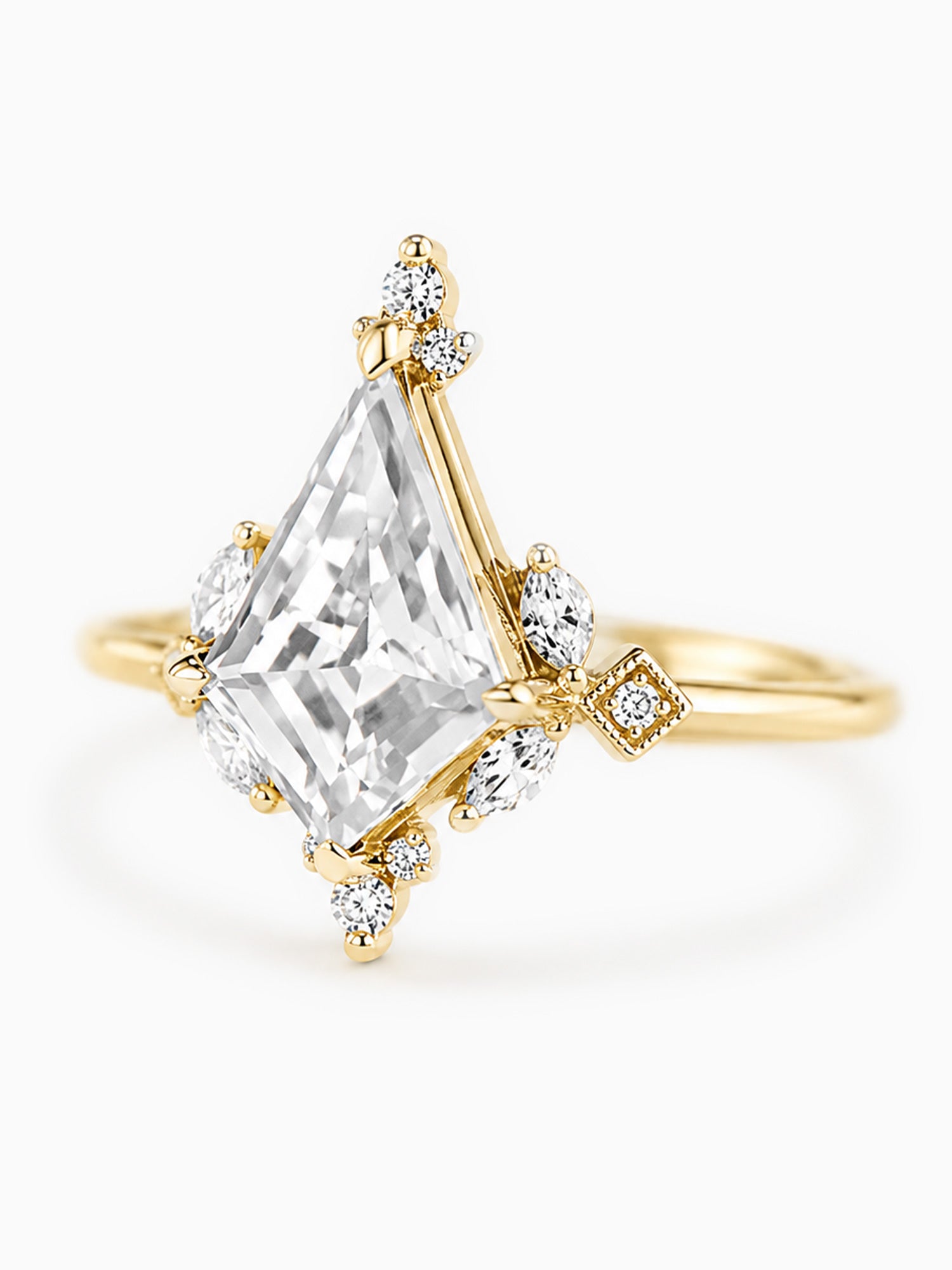 wedding ring kite moissanite fine jewelry engagement ring diamond ring