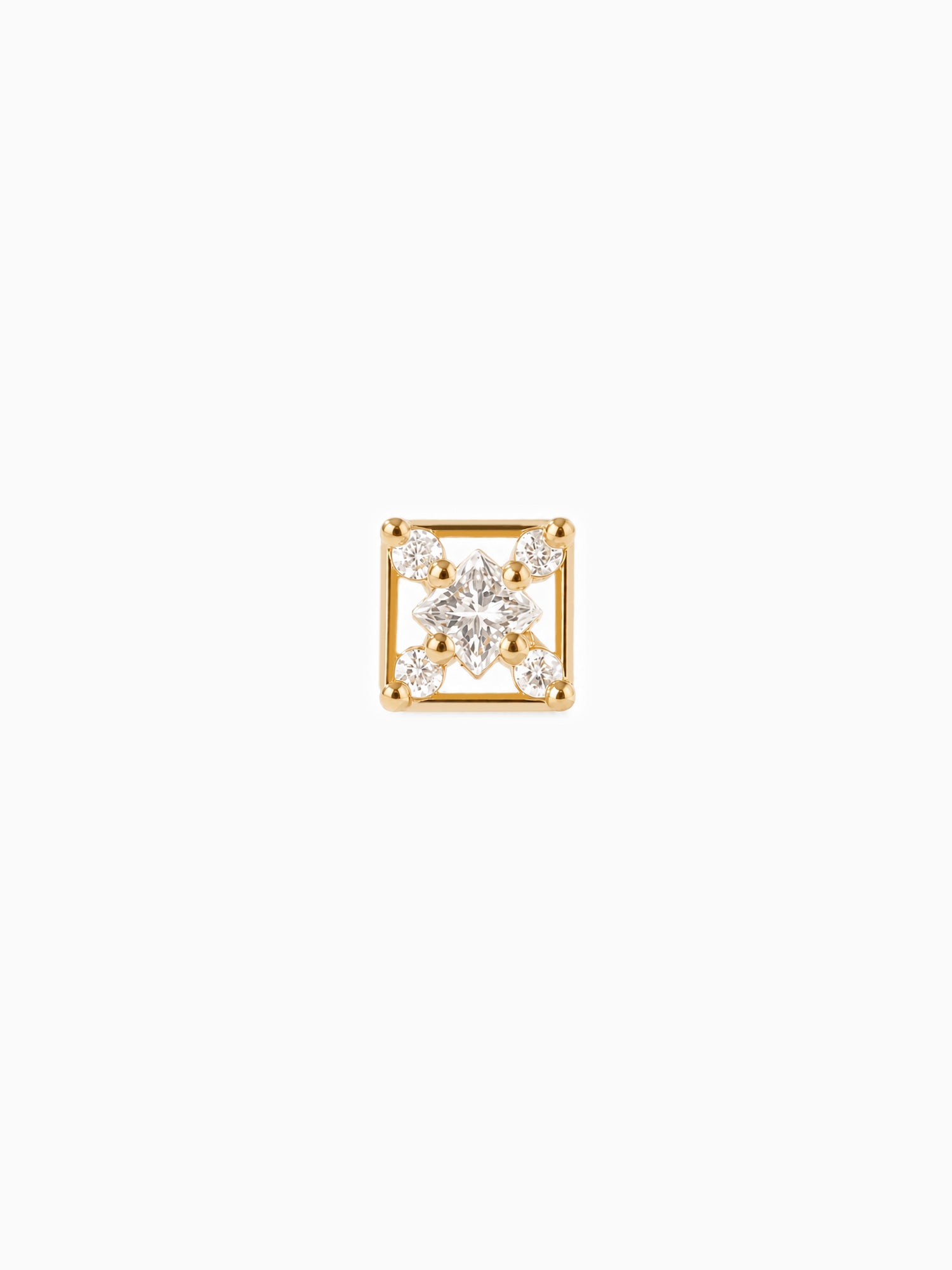 Diamond Earring stud fine jewelry art deco elegant jewelry