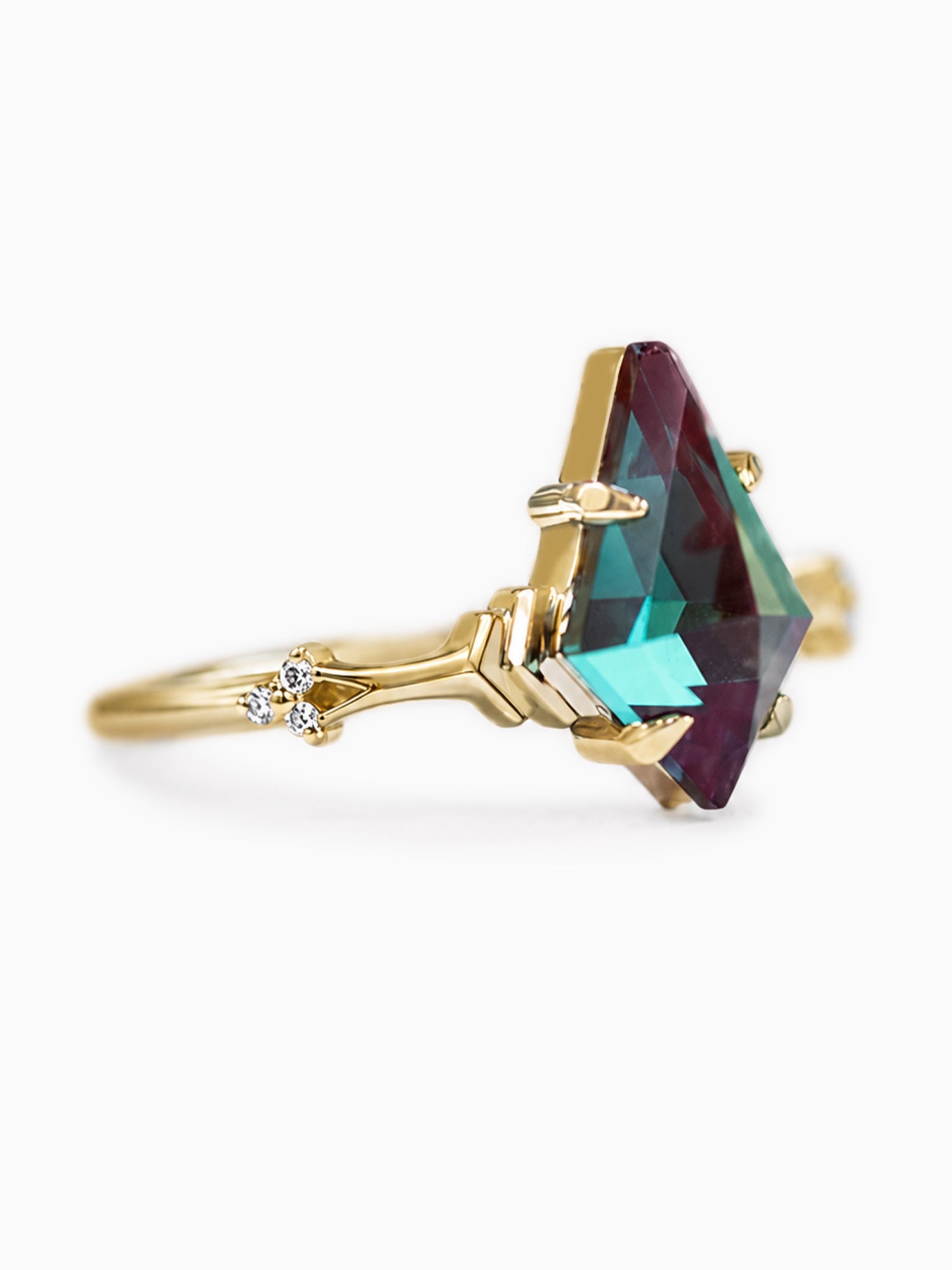 Kite Alexandrite fine jewelry engagement ring diamond wedding ring