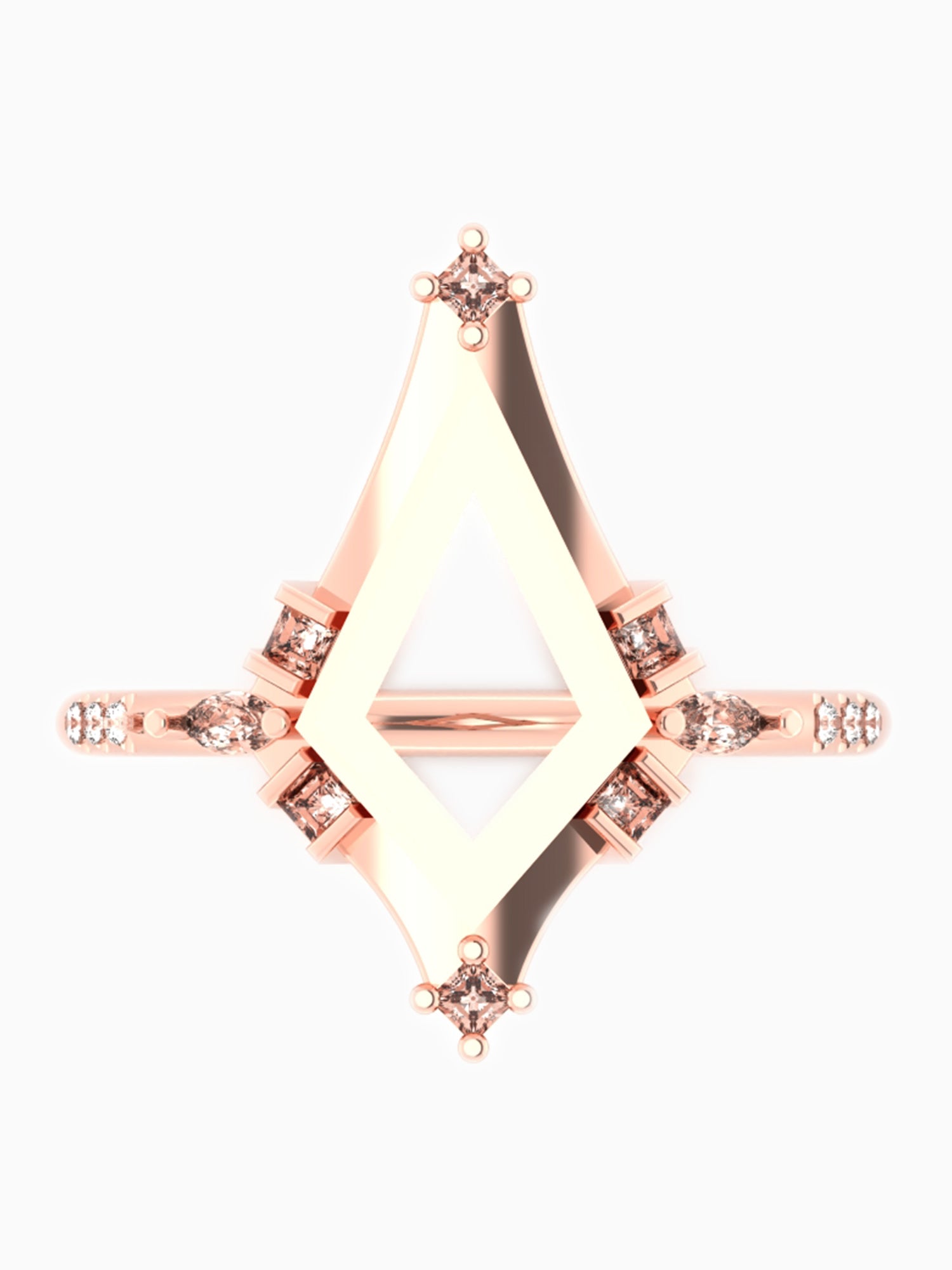 kite engagement ring fine jewelry art deco wedding ring fine jewelry