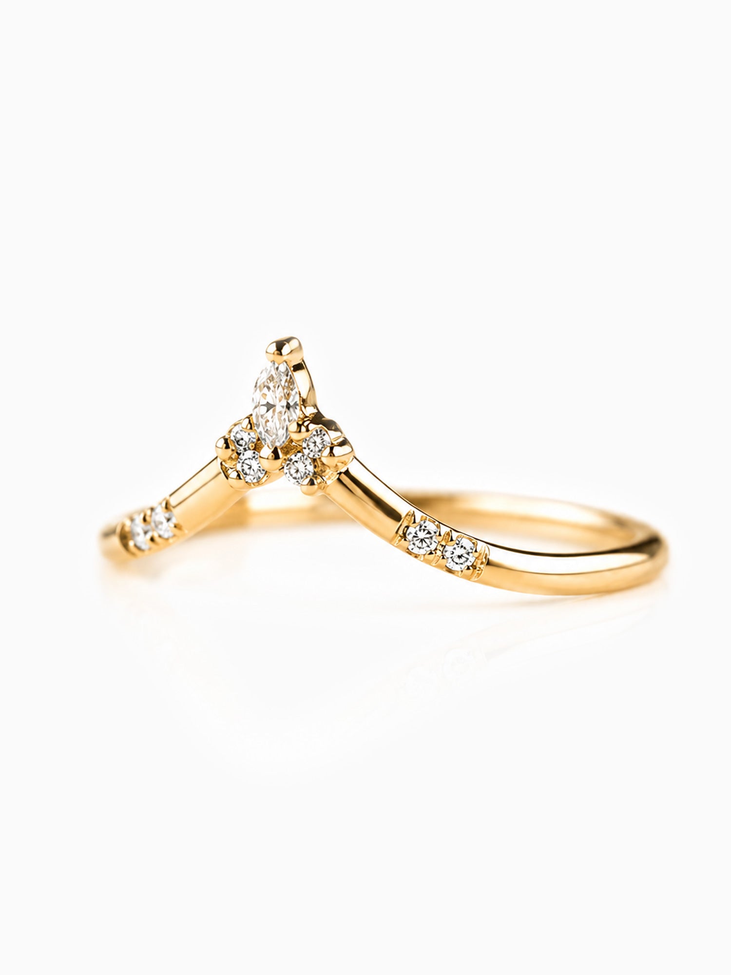 Fine jewelry 14k rose gold stacking rings fine jewelry