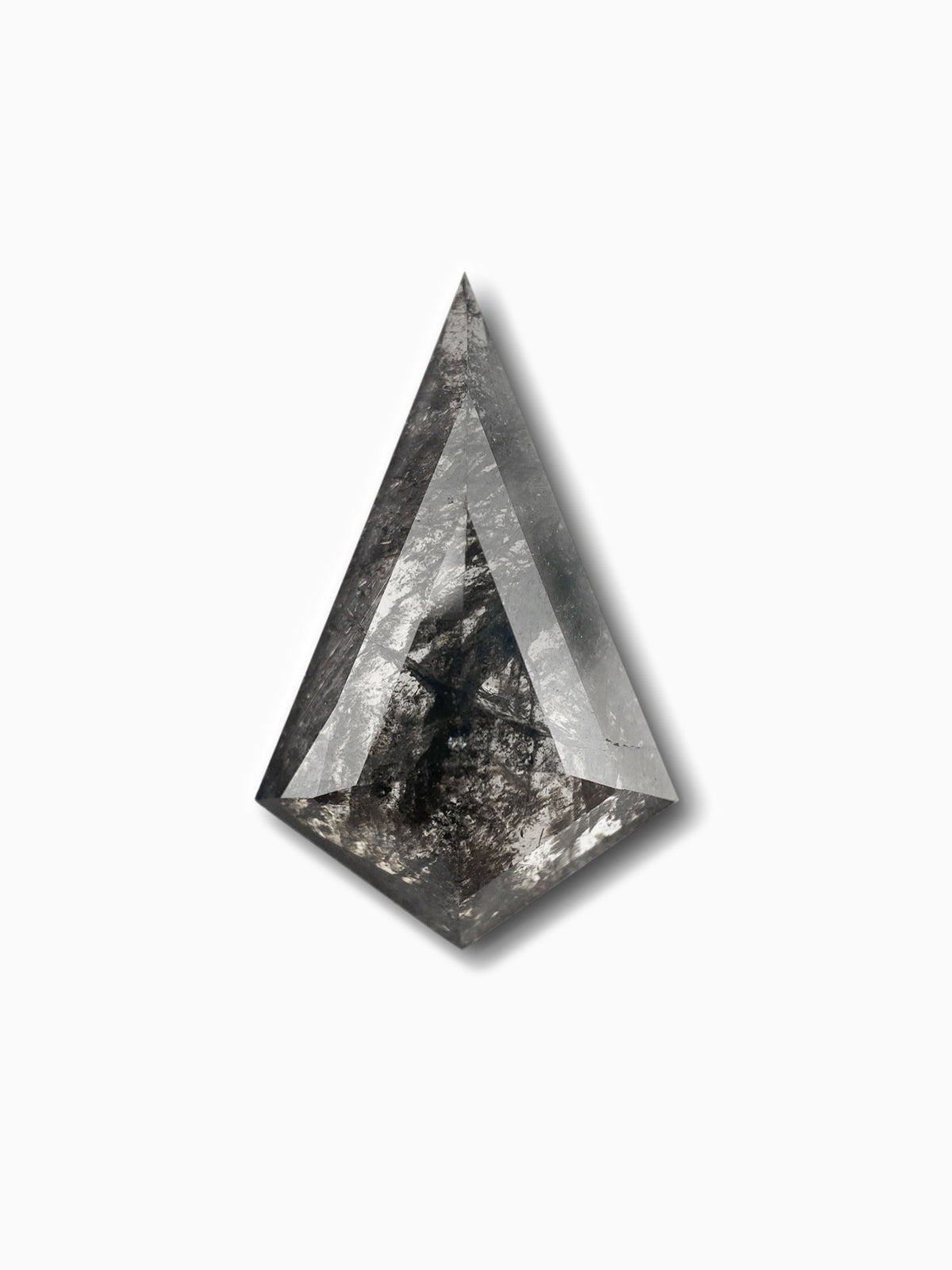 5.57ct | Salt & Pepper Kite Shape Step Cut Diamond SPKITEN-28