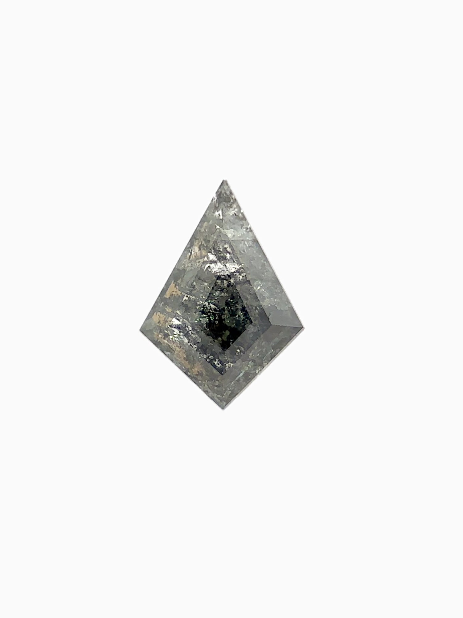 salt and pepper diamond loose gemstone rose cut diamond