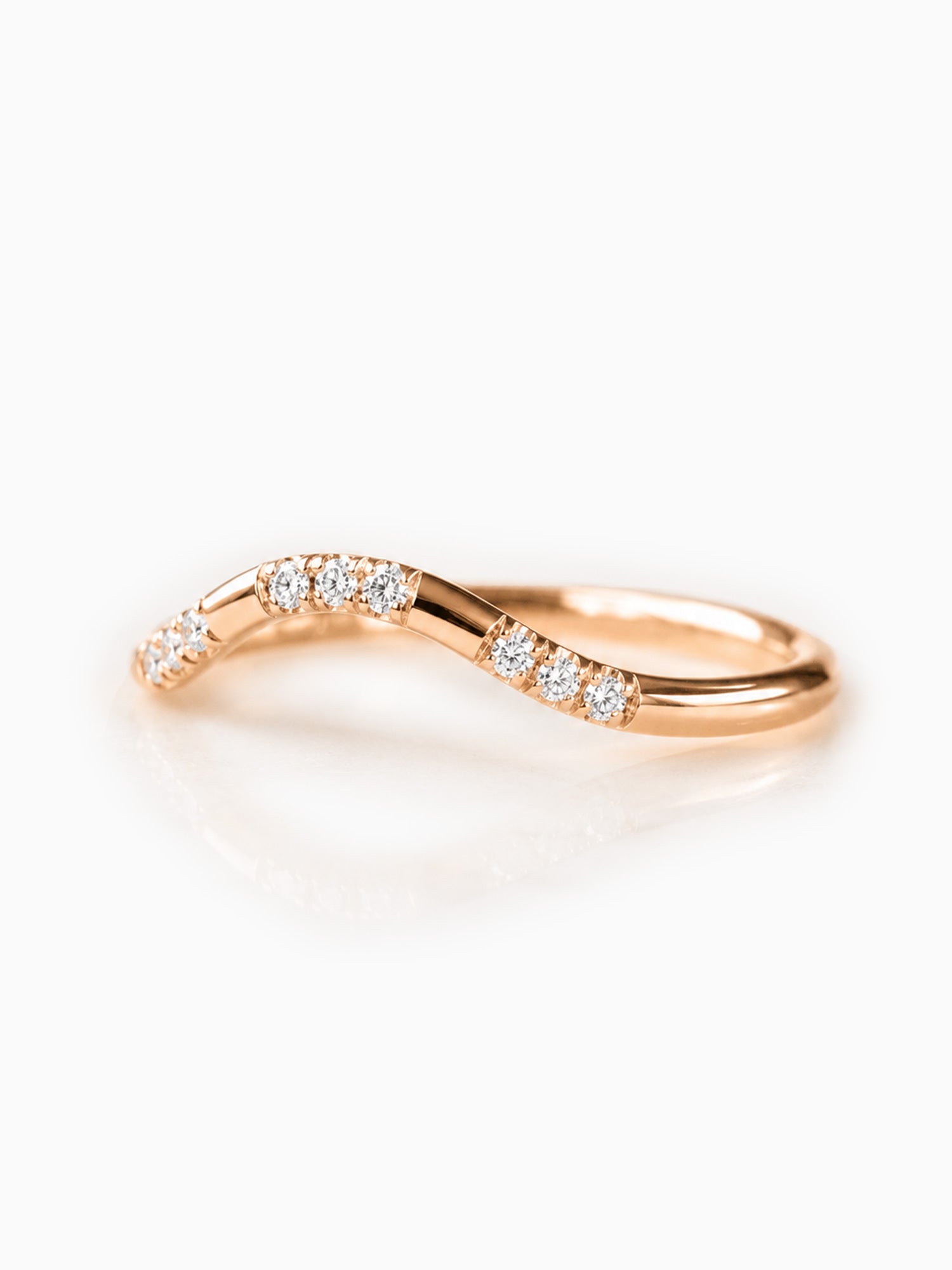 14k rose gold fine jewelry diamond wedding band