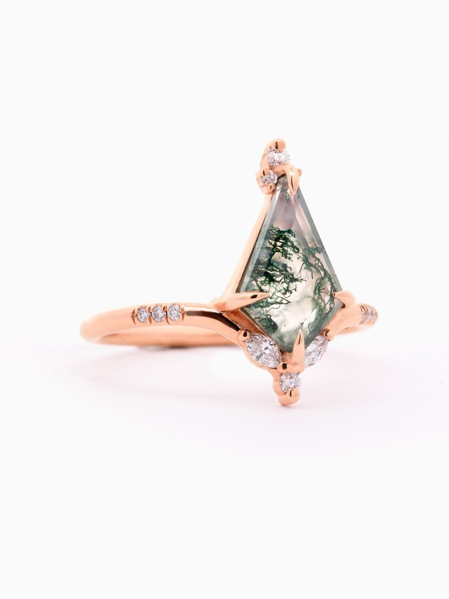 Callie Ring (Moss Agate) - HIDDENSPACE