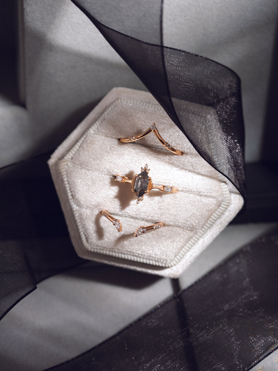 Diamond Doric Column Ring