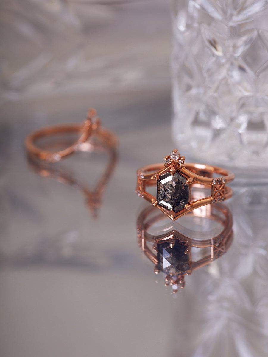 Hexagon Tiara Ring