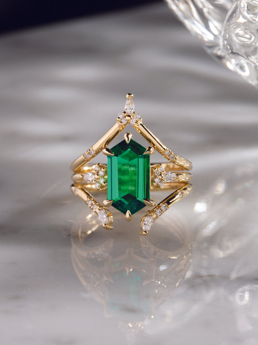 Lillie Ring (Emerald)