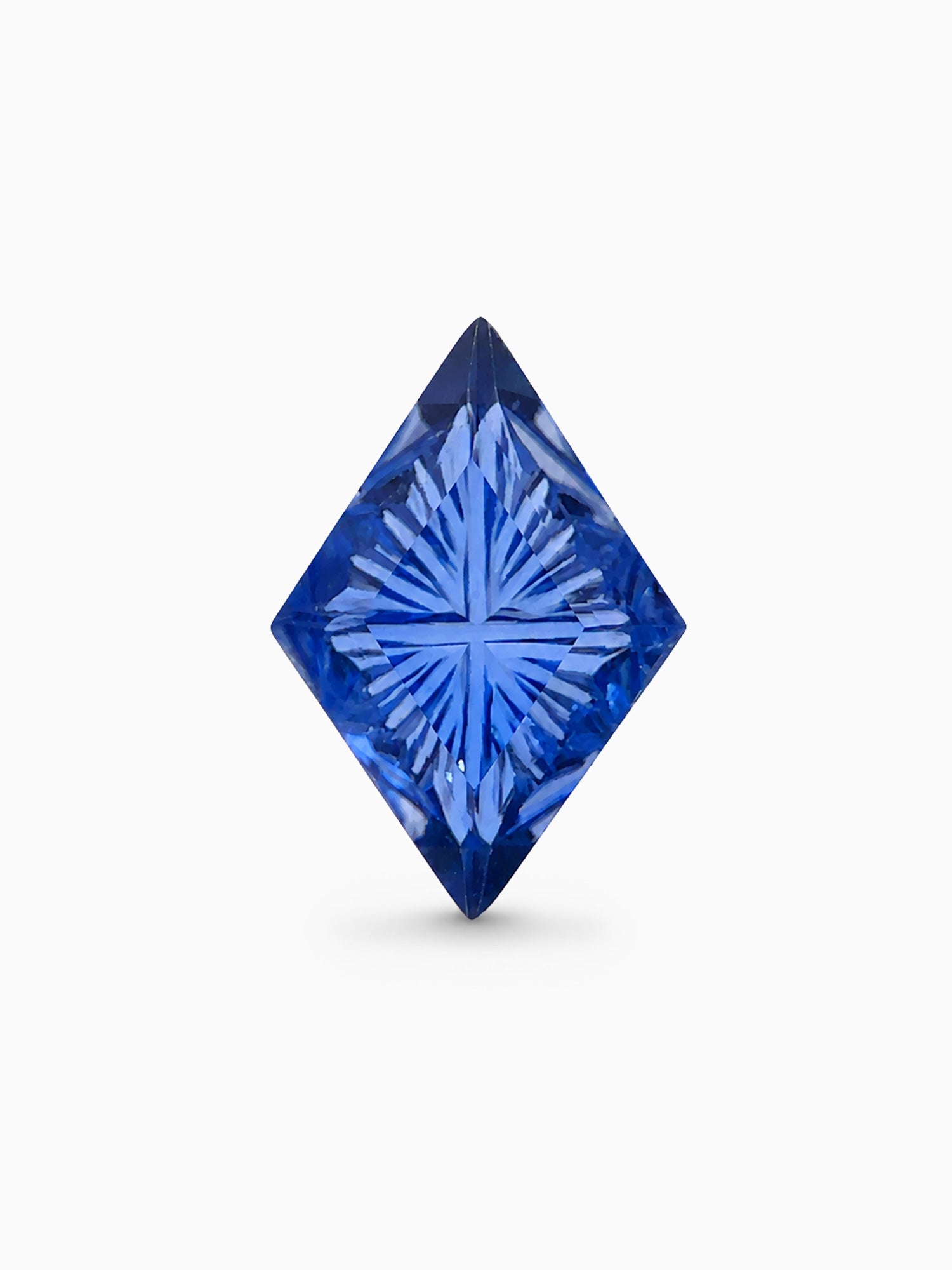 Kite designer cut loose gemstone lab sapphire