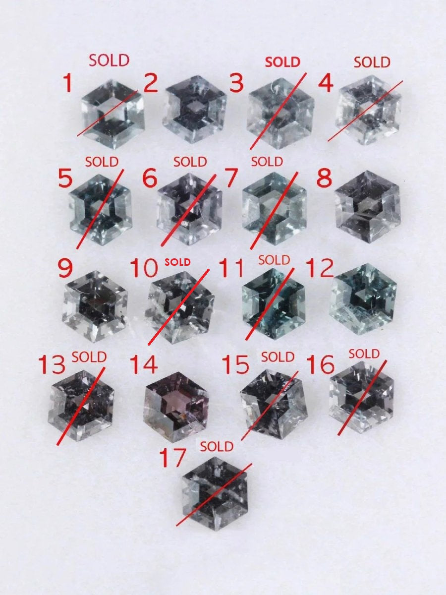 Spinel hexagon losses gemstone