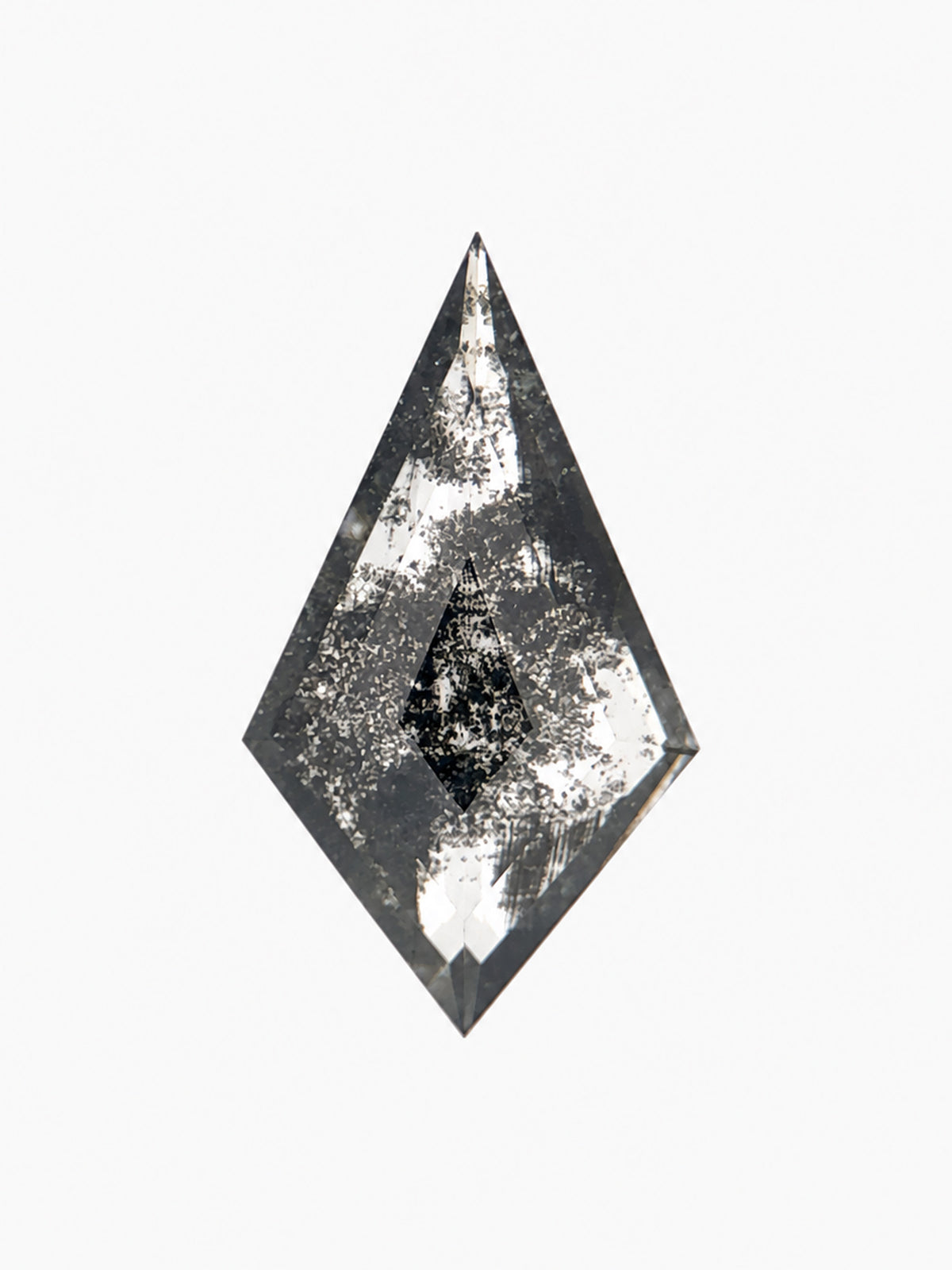 salt and pepper diamond kite loose gemstone fine jewelry one of a kind fine jewelry