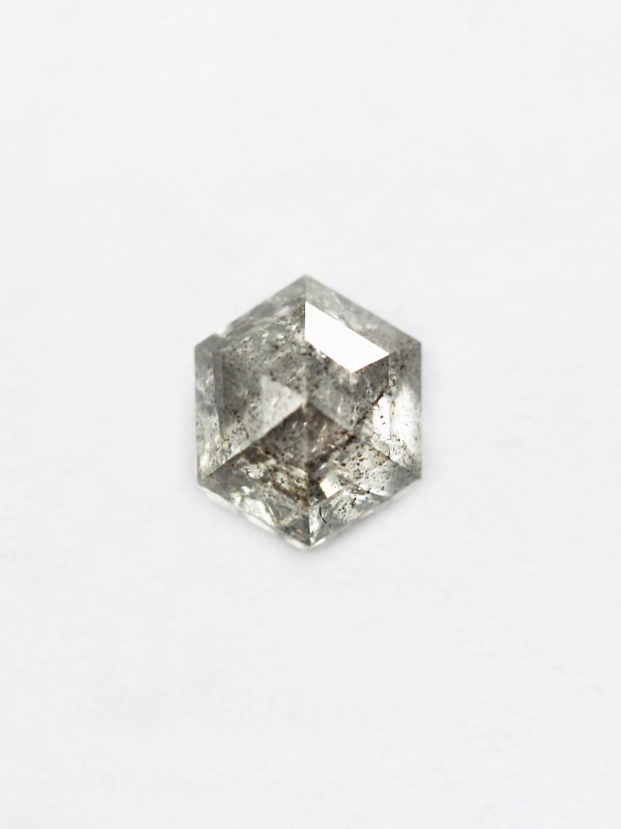 0.97CT Salt and Pepper Hexagon Inventory SKU SPHEX-95