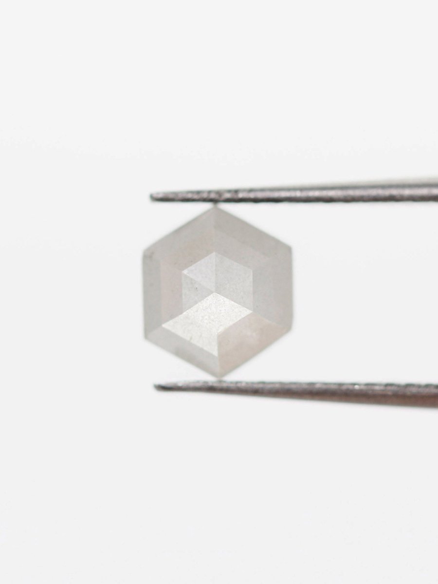 1.03CT Salt and Pepper Hexagon Inventory SKU SPHEX-98