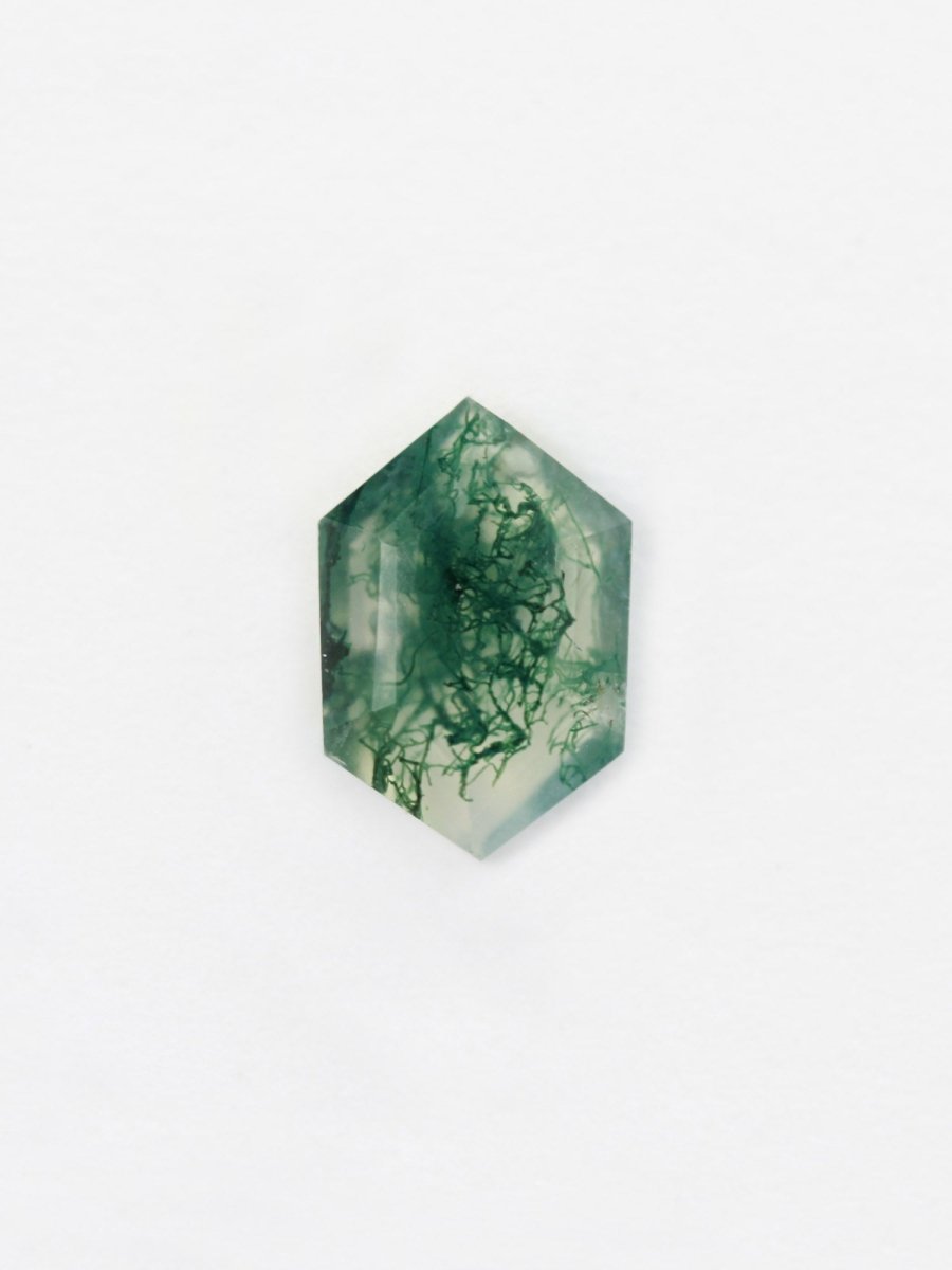 1.27CT Moss Agate Inventory SKU MAHEX-03
