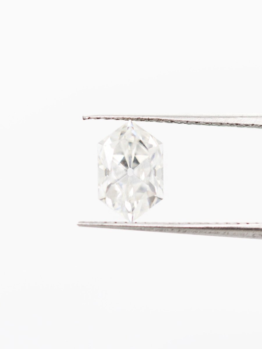 1.64CT White Moissanite Inventory SKU MSHEX-01