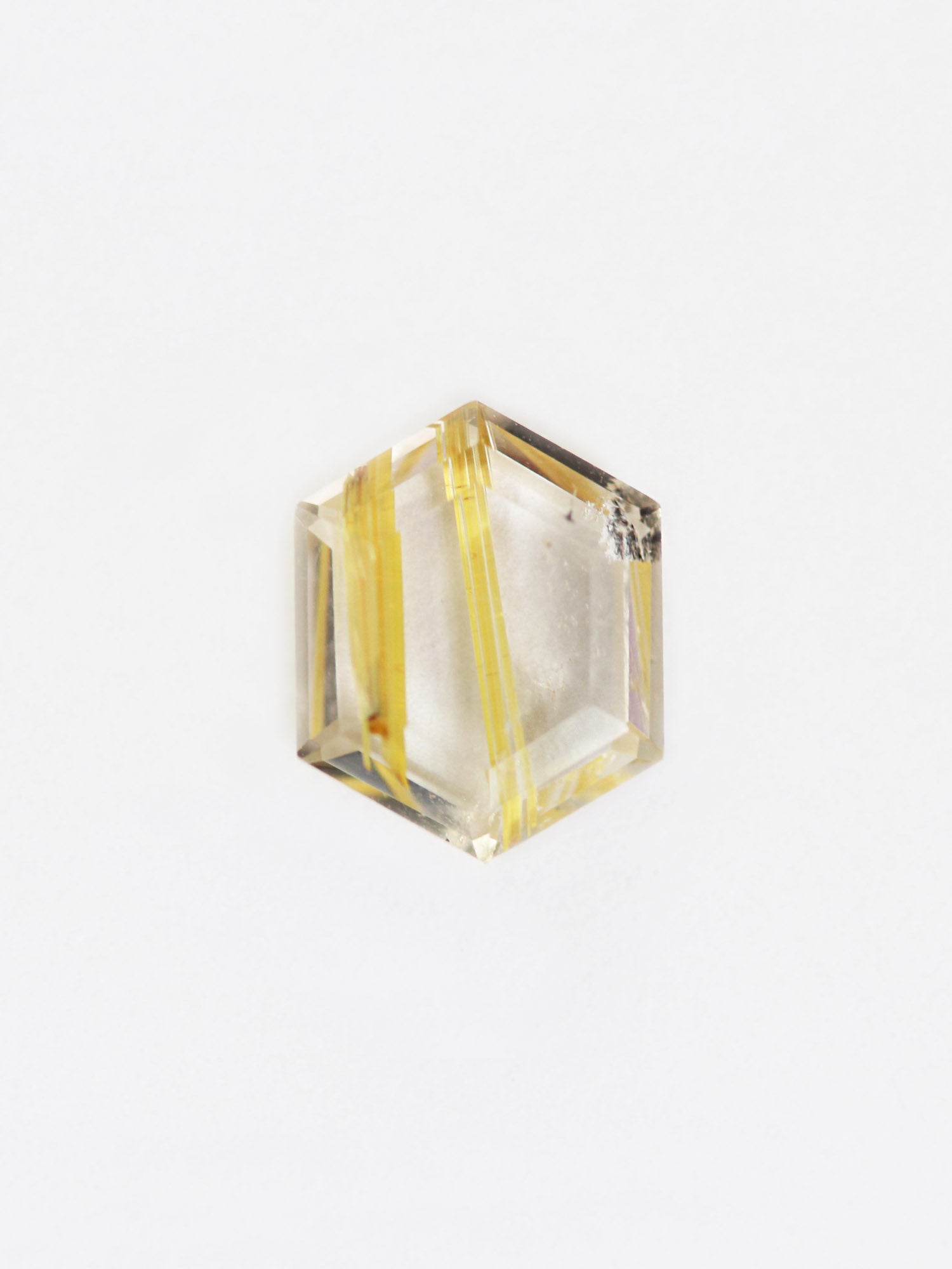 1.93CT Rutilated Quartz Inventory SKU RQHEX-12