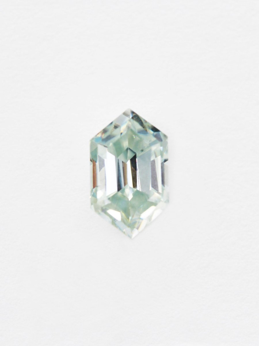 1.98CT Light Green Moissanite Inventory SKU MSHEX-04