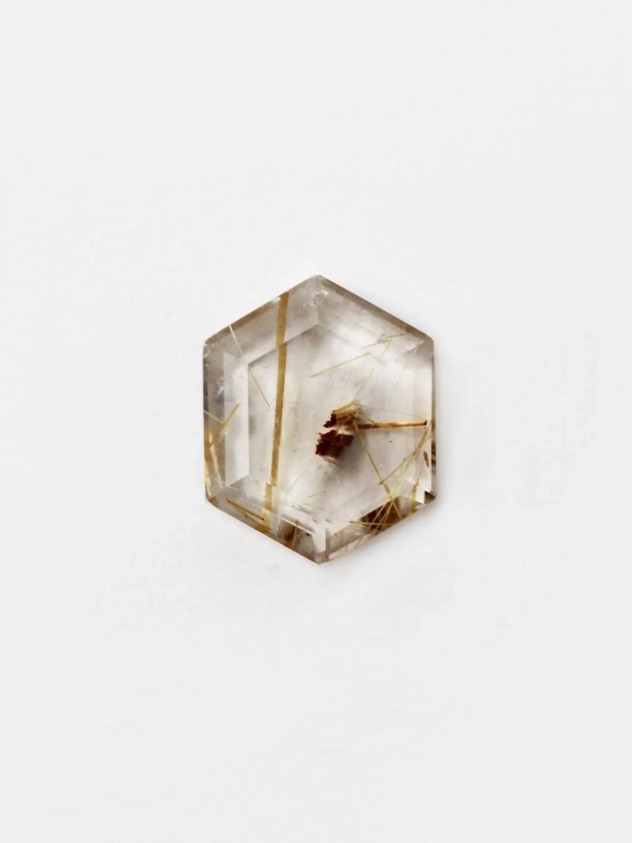 2.29CT Rutilated Quartz Inventory SKU RQHEX-07