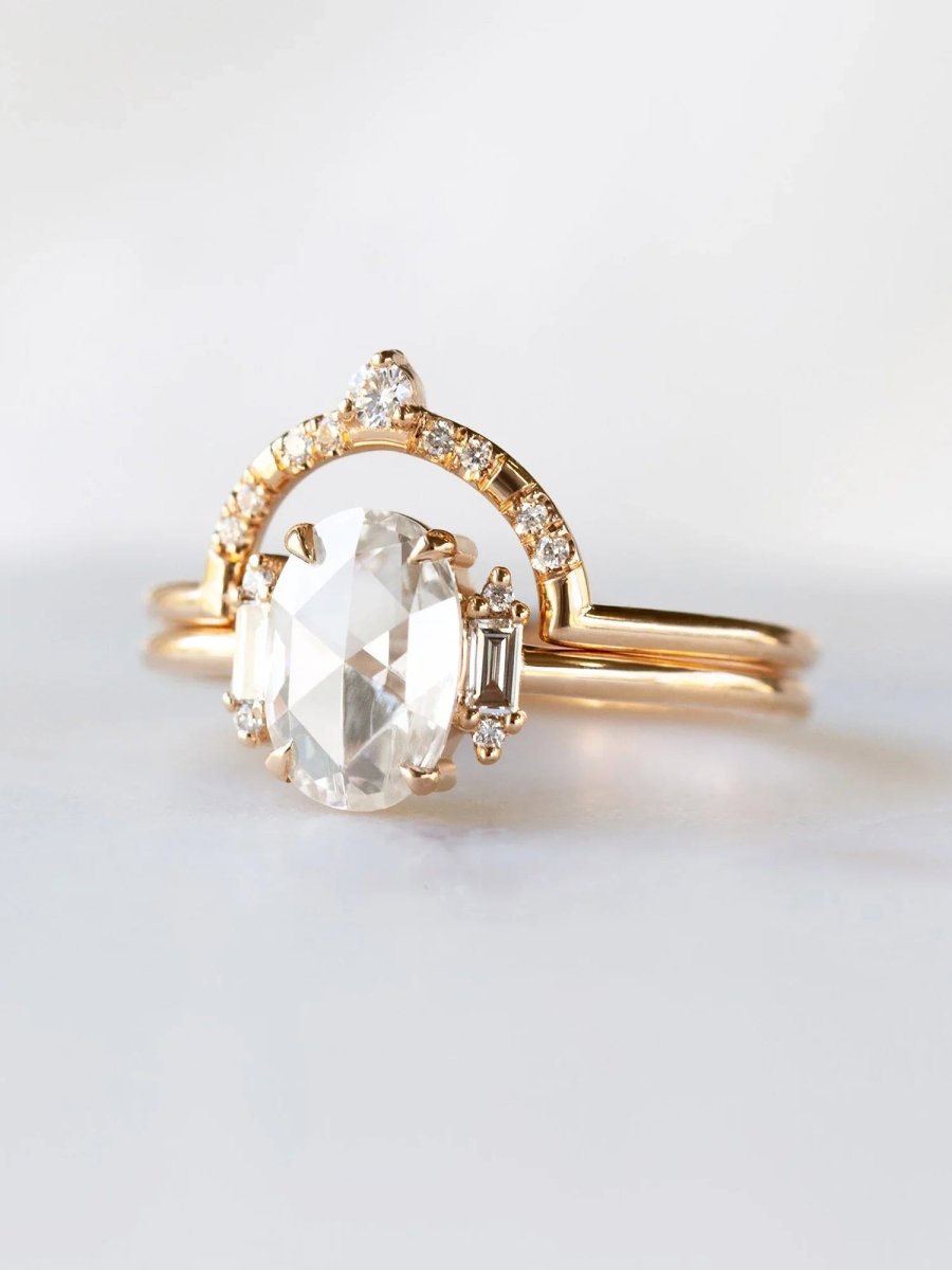 Aubrey Ring Aubrey Ring Hiddenspace fine jewelry engagement ring art deco minimalism diamond ring gold ring unique engagement ring 7