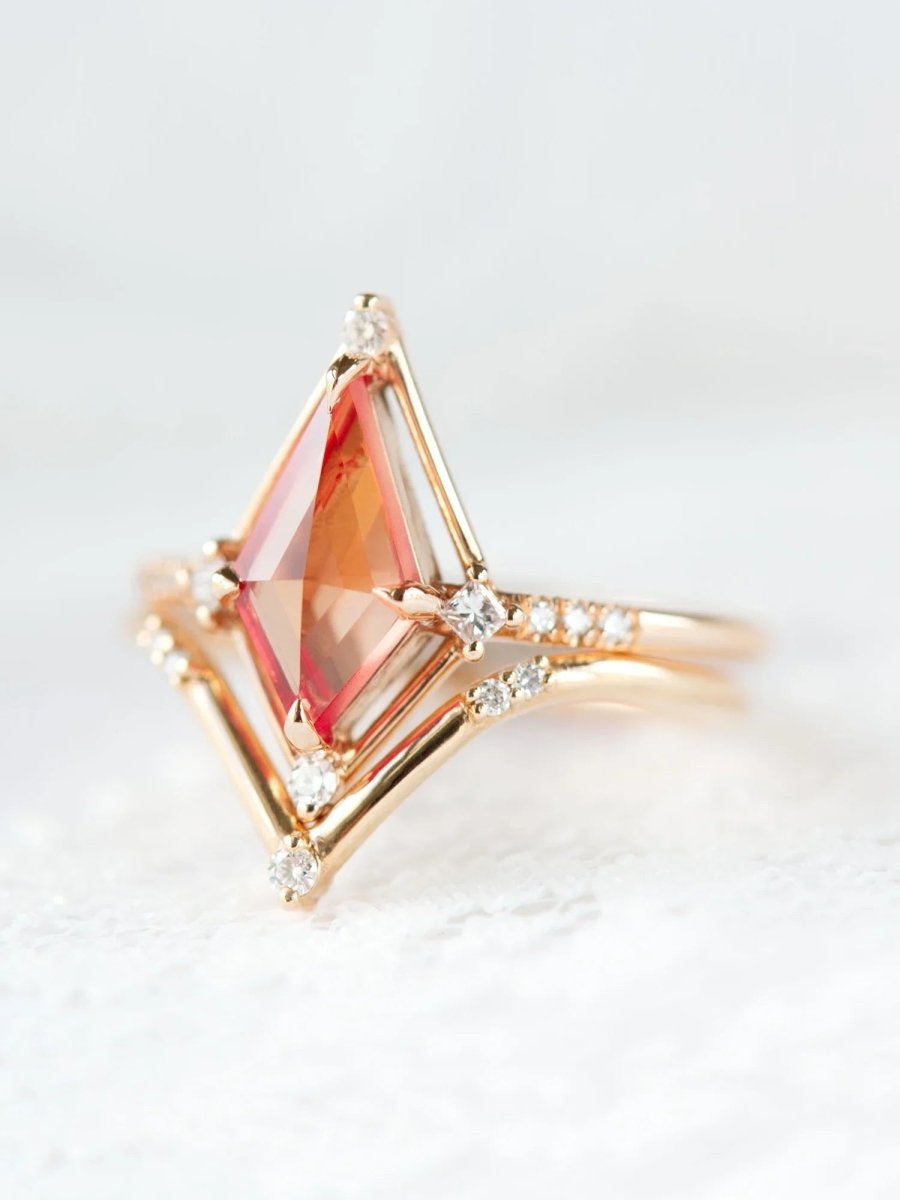 hiddenspace jewelry engagement ring unique fine jewelry sapphire proposal ring diamond art deco designer jewelry 7