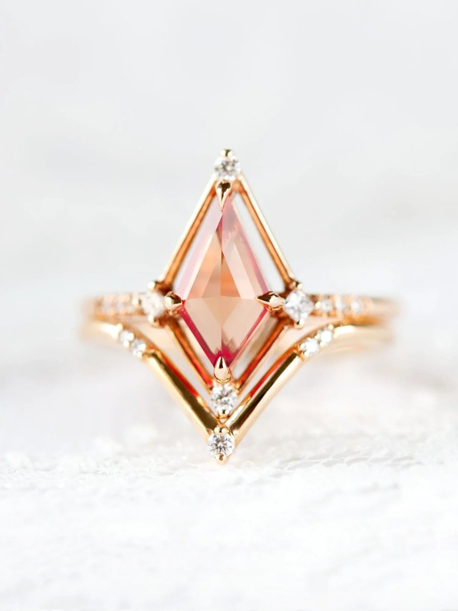 hiddenspace jewelry engagement ring unique fine jewelry sapphire proposal ring diamond art deco designer jewelry 6