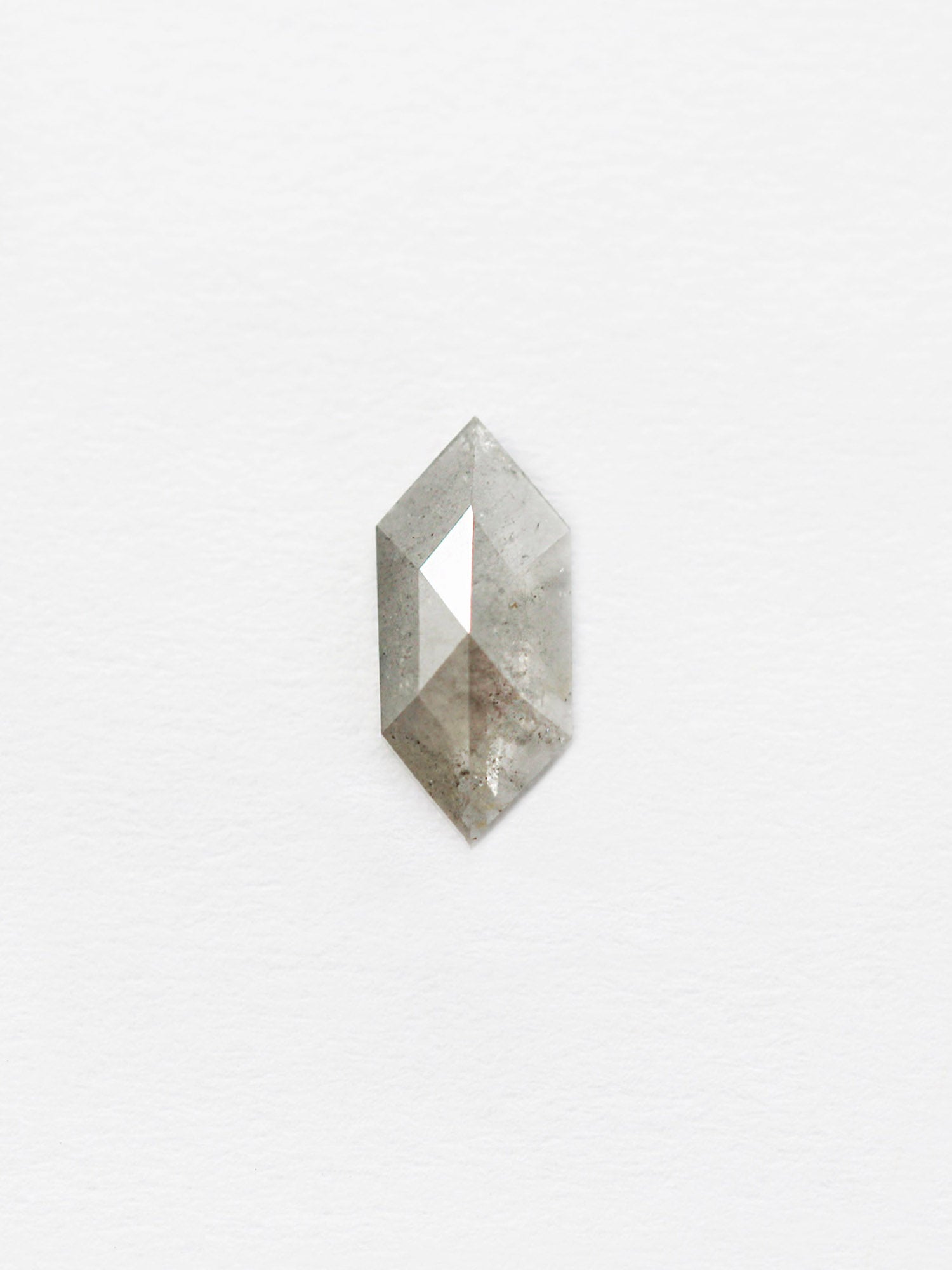 0.59CT Salt and Pepper Hexagon Inventory SKU SPHEXN-67