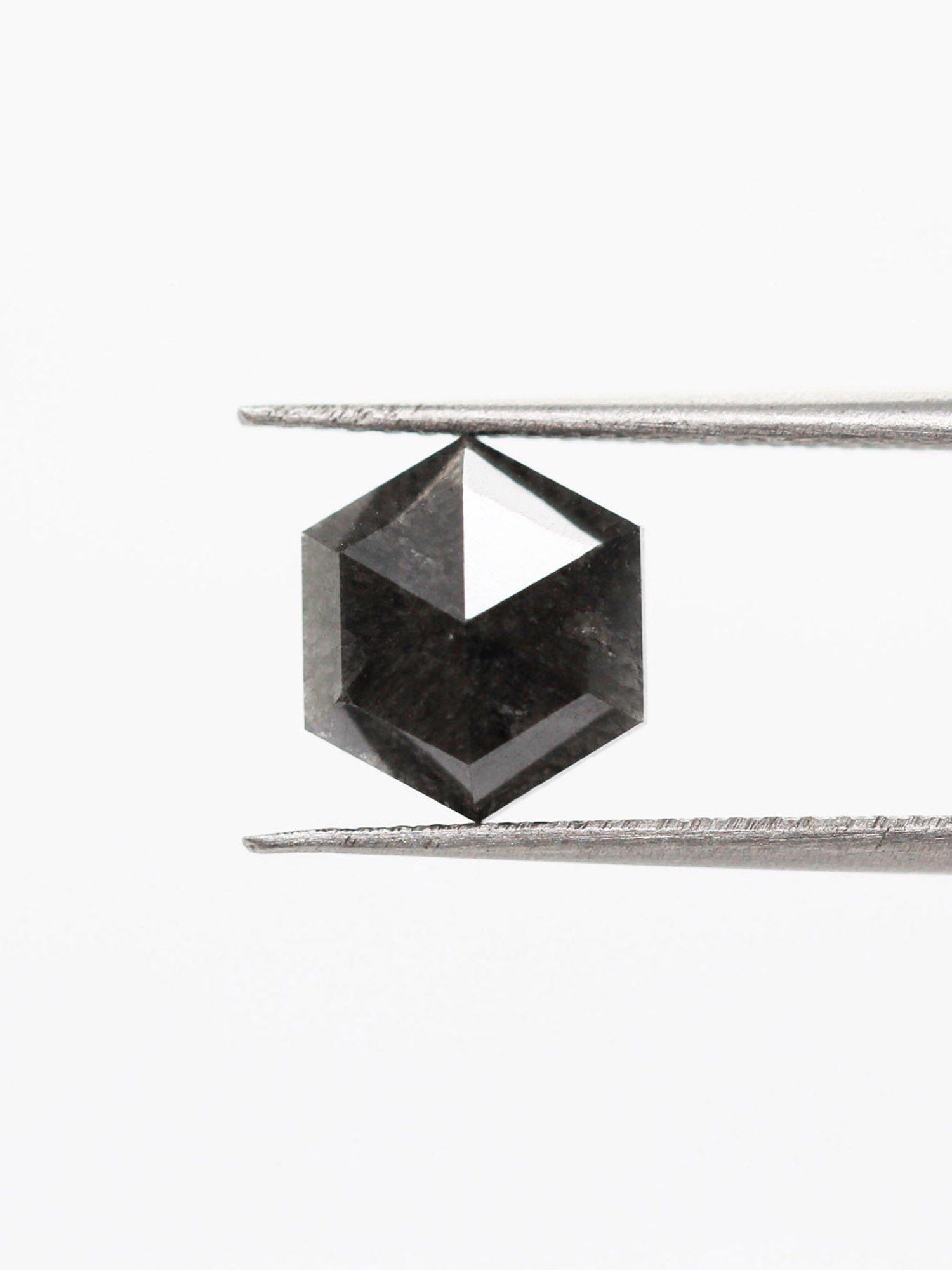 2.21CT Salt and Pepper Hexagon Inventory SKU SPHEXN-71