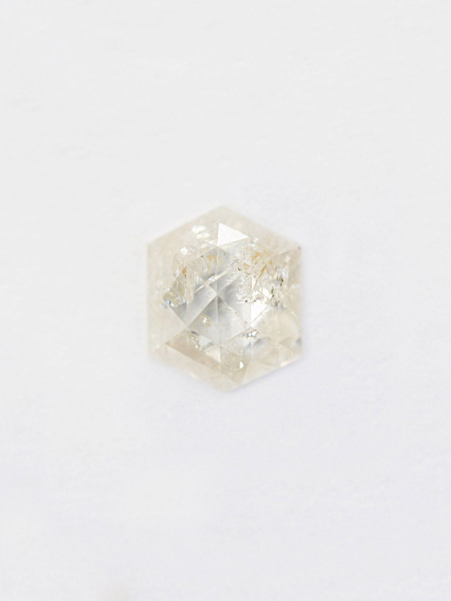 1.69CT Salt and Pepper Hexagon Inventory SKU SPHEXN-84