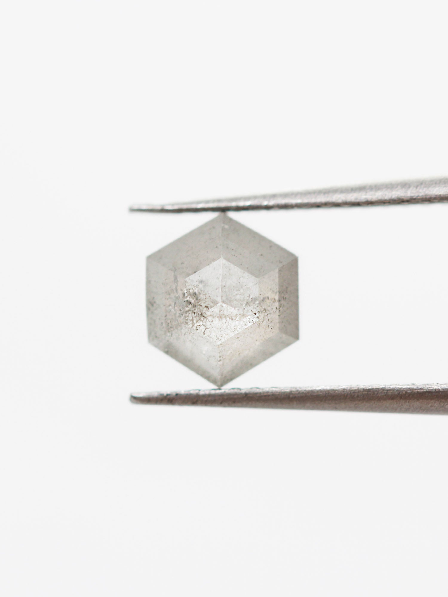 1.10CT Salt and Pepper Hexagon Inventory SKU SPHEXN-86