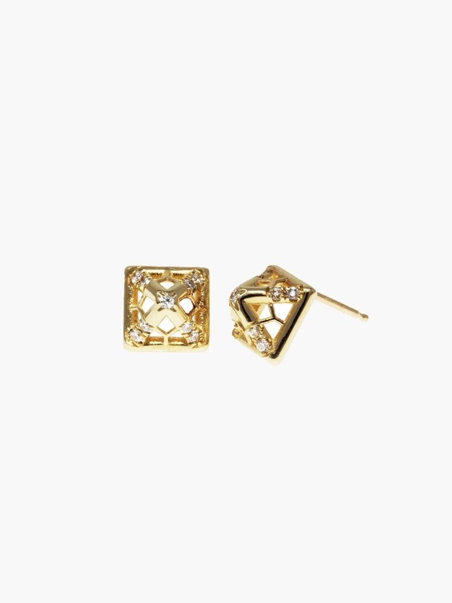 Line Rectangle Mini Stud