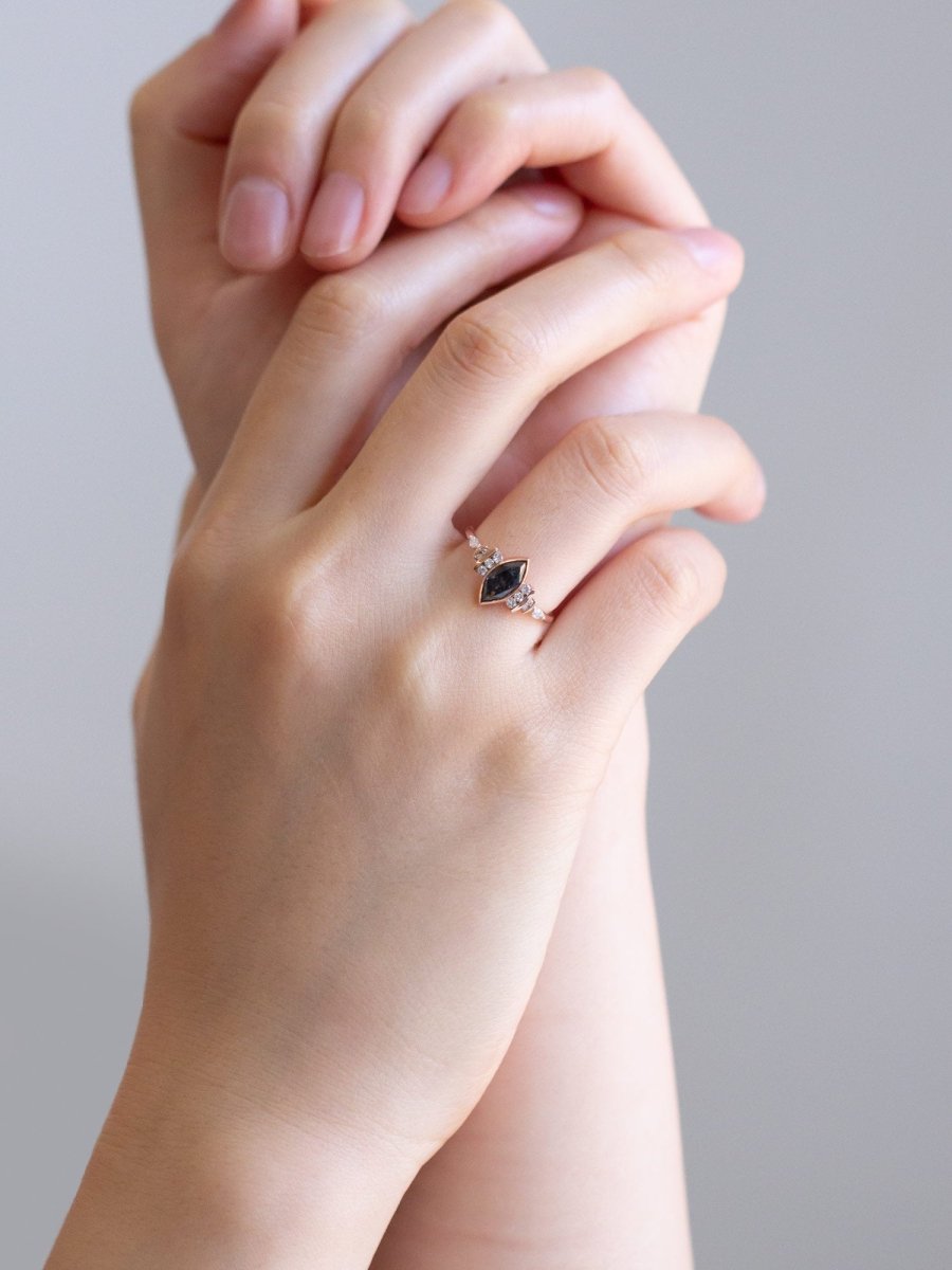 hiddenspace-engagement-rings-marquise-delcy-ring-salt-and-pepper-diamond-14k-hand-2