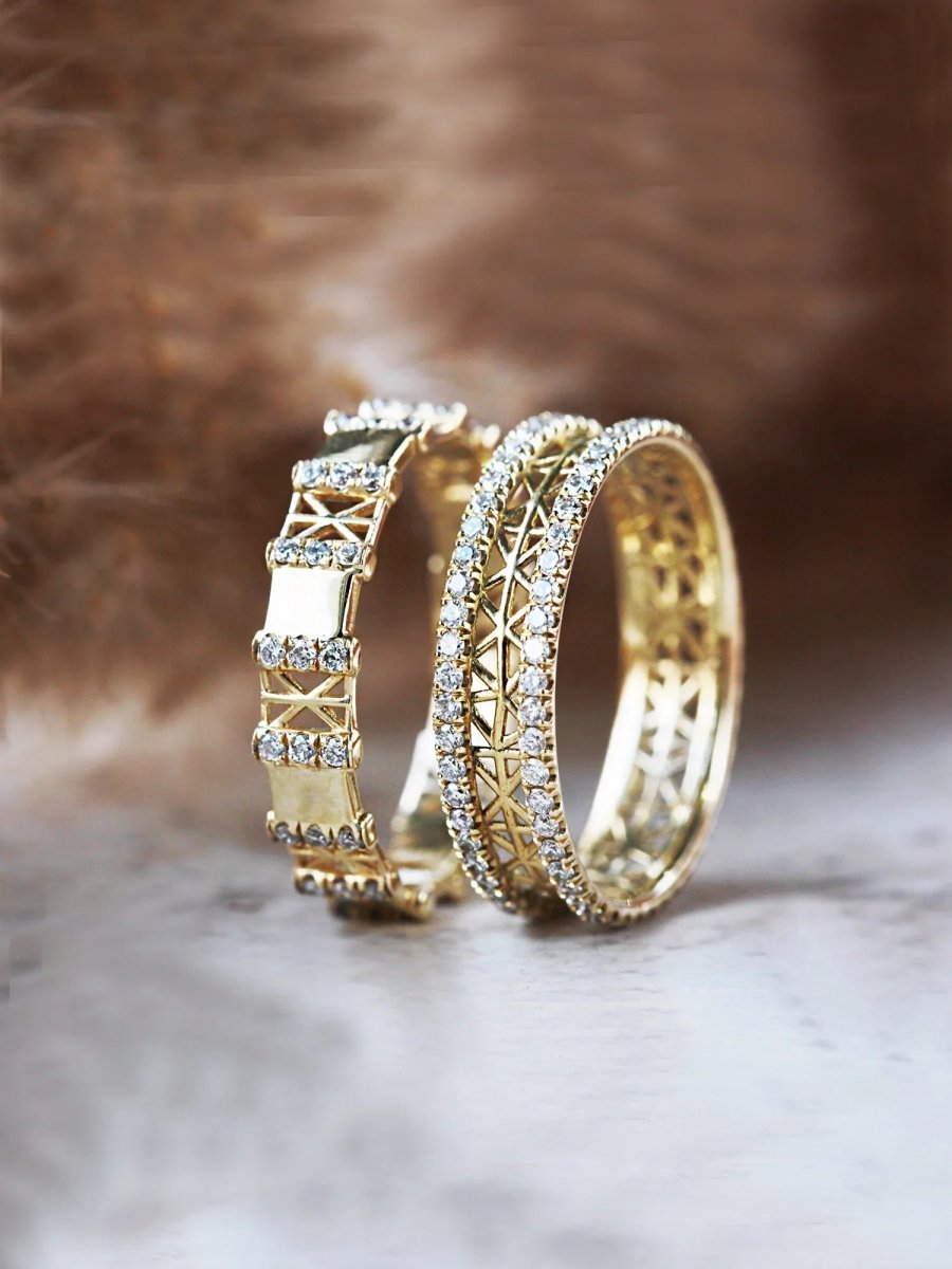 Snowflake Eternity Band